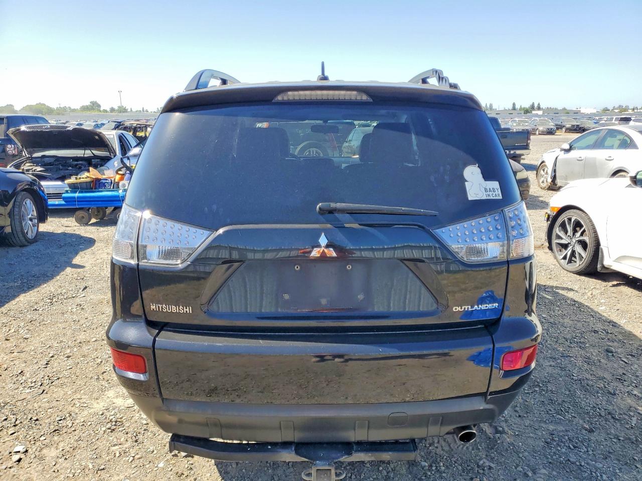 2011 Mitsubishi Outlander Se Черный vin: JA4AS3AW9BU032650