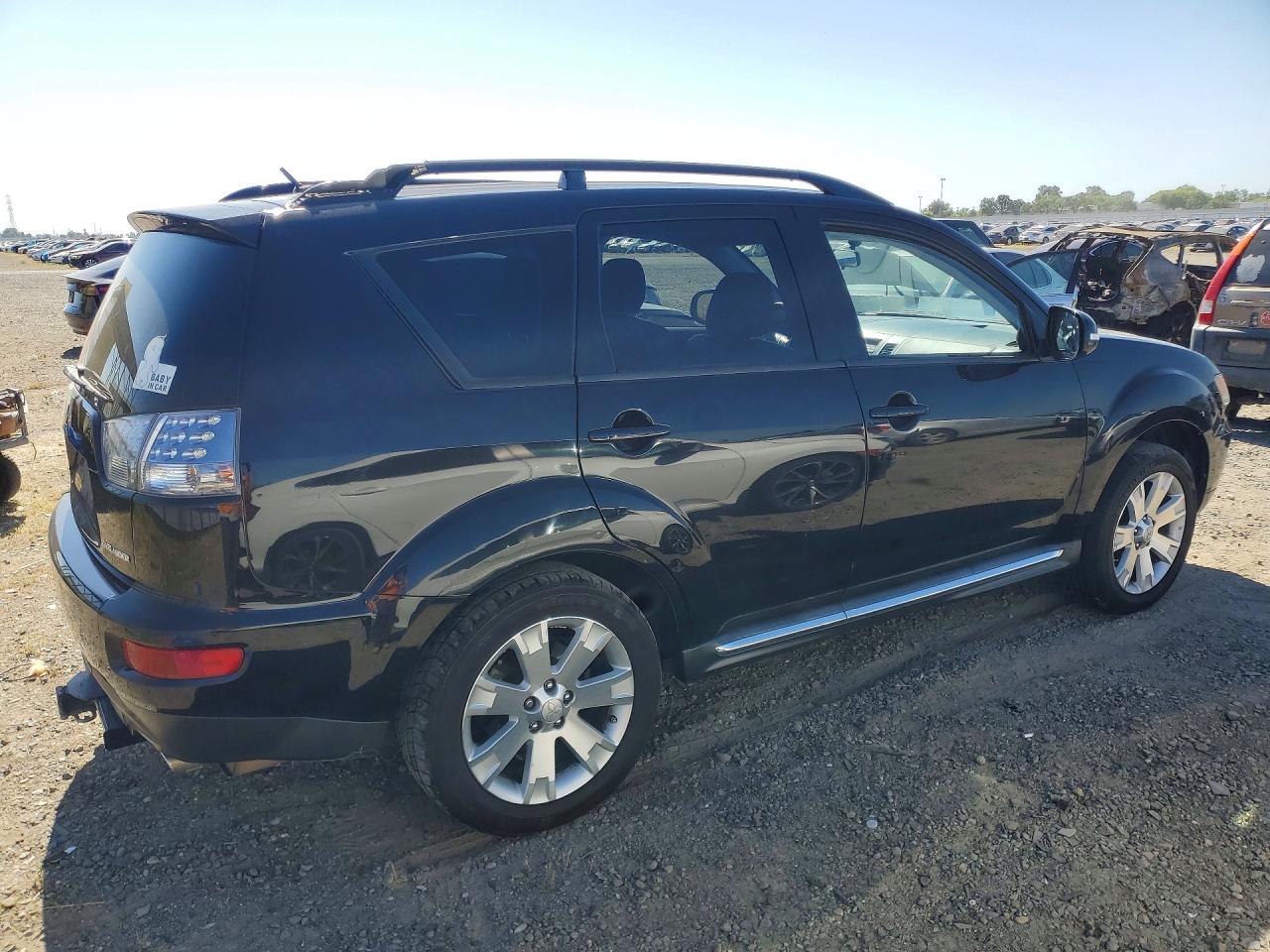 2011 Mitsubishi Outlander Se Черный vin: JA4AS3AW9BU032650