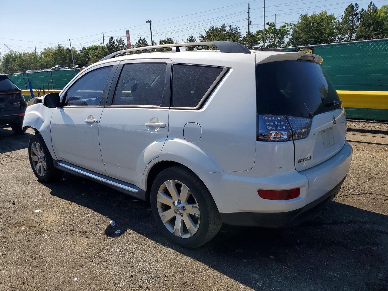 2011 Mitsubishi Outlander Se White vin: JA4AS3AWXBU017879