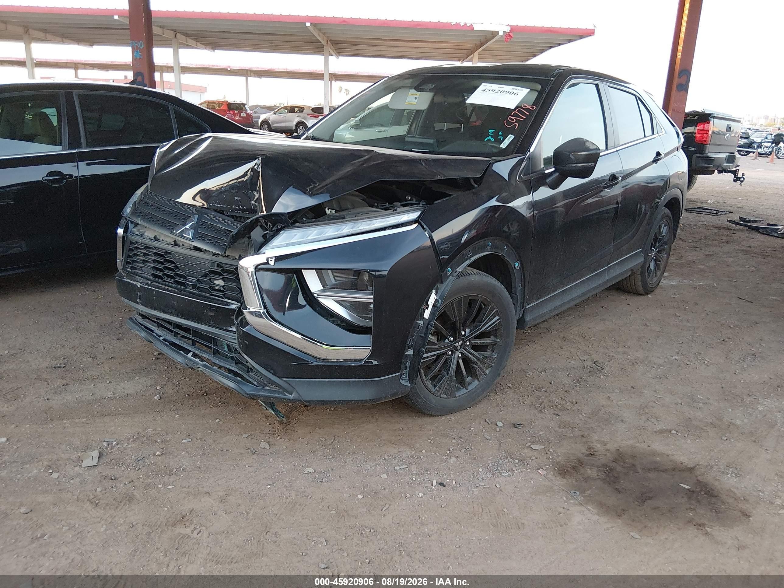 2022 Mitsubishi Eclipse Cross Le Black vin: JA4ASVAA3NZ014278
