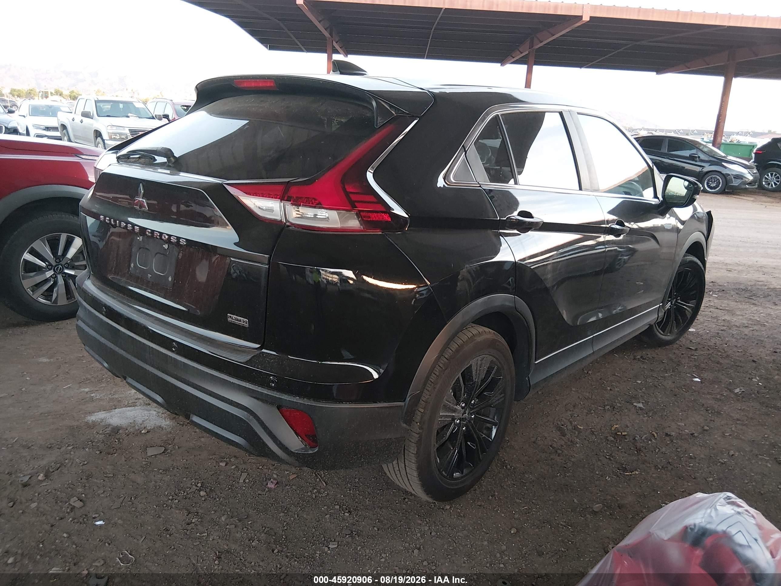 2022 Mitsubishi Eclipse Cross Le Black vin: JA4ASVAA3NZ014278