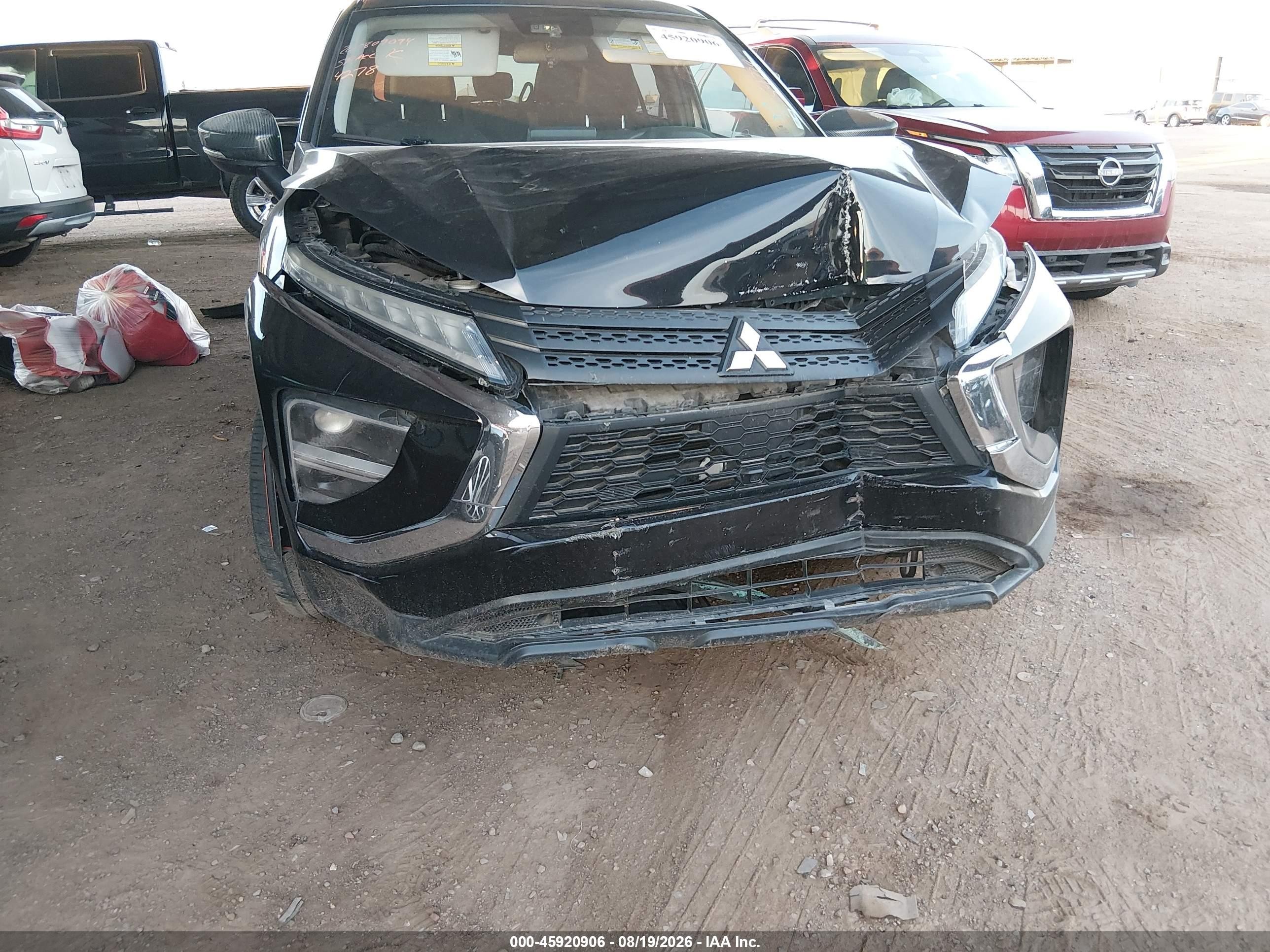 2022 Mitsubishi Eclipse Cross Le Black vin: JA4ASVAA3NZ014278