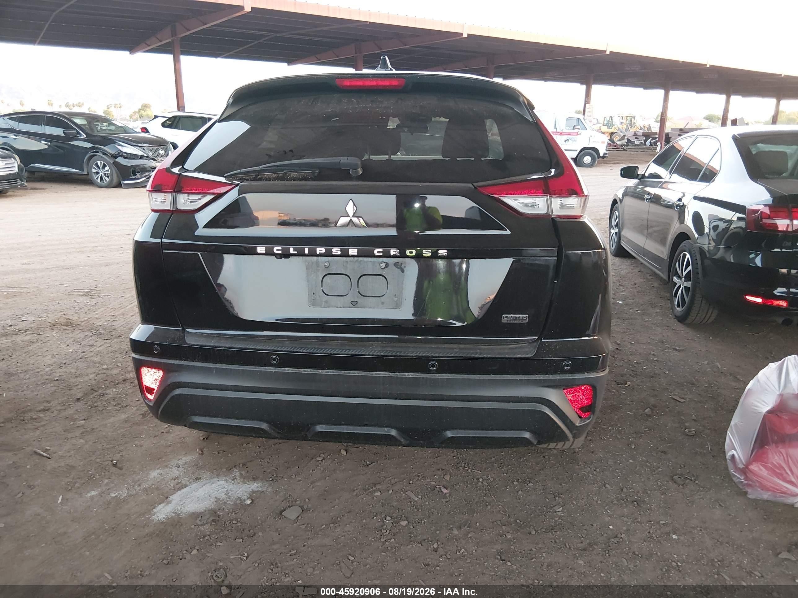 2022 Mitsubishi Eclipse Cross Le Black vin: JA4ASVAA3NZ014278