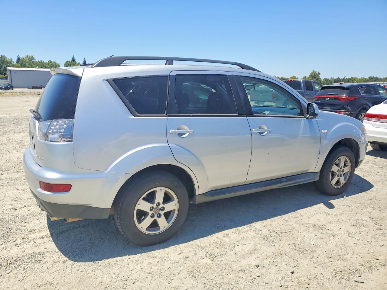 2010 Mitsubishi Outlander Es Silver vin: JA4AT2AW3AZ014203