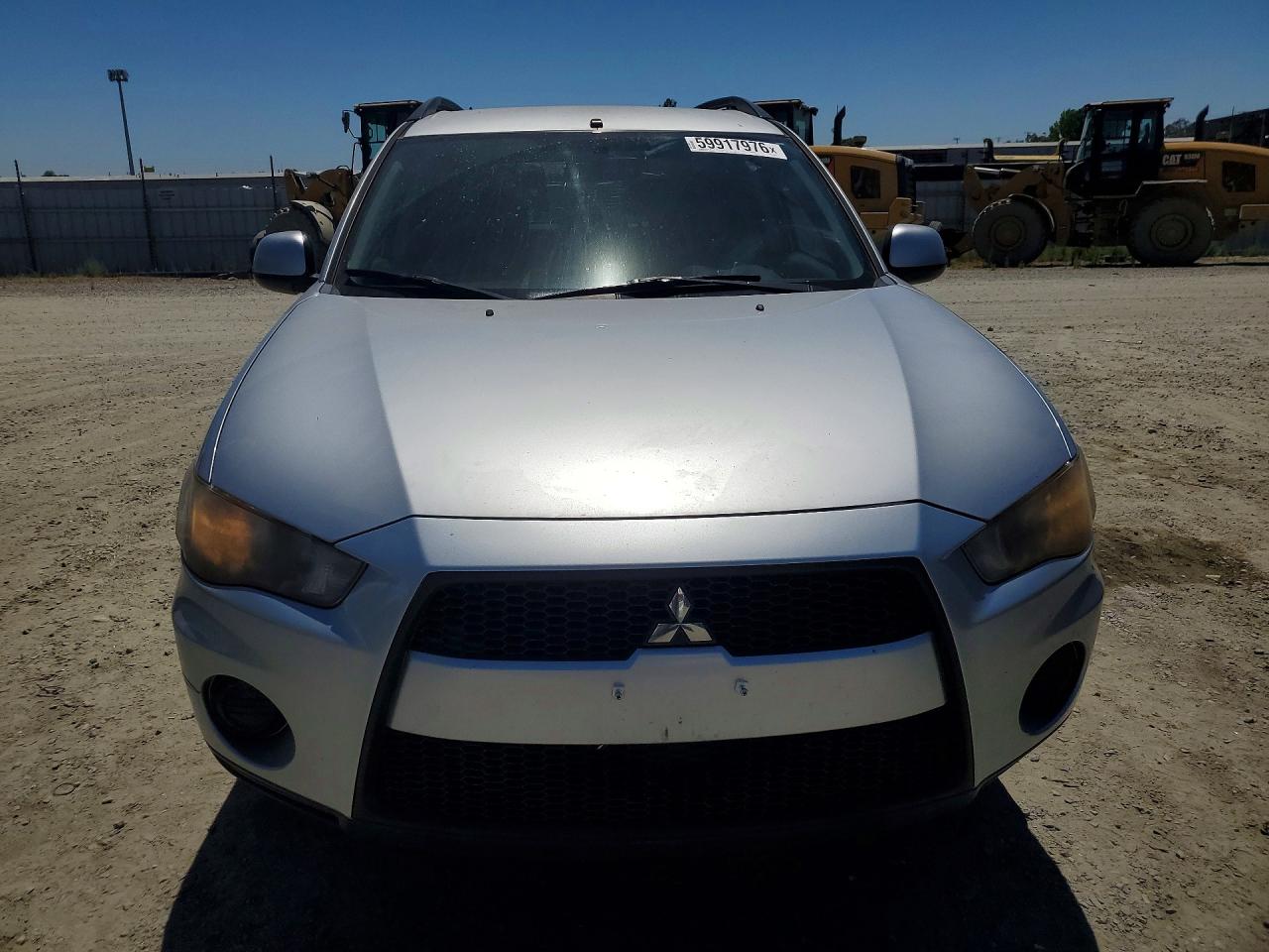 2010 Mitsubishi Outlander Es Silver vin: JA4AT2AW3AZ014203
