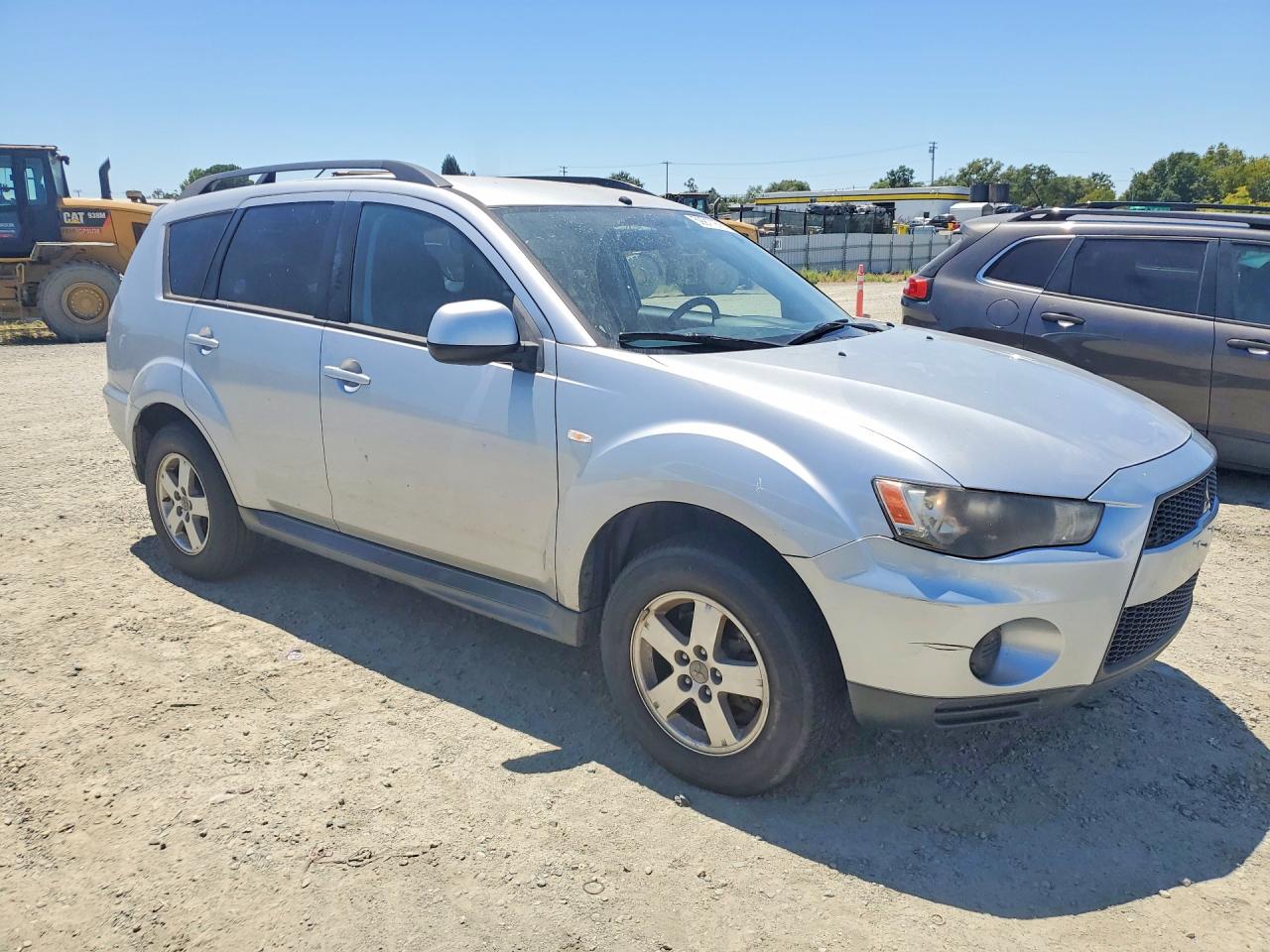 2010 Mitsubishi Outlander Es Silver vin: JA4AT2AW3AZ014203
