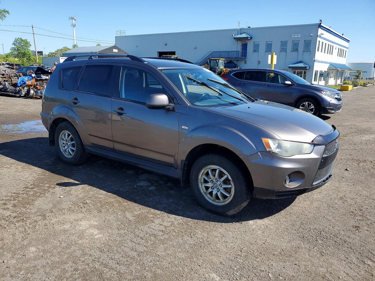 2013 Mitsubishi Outlander Es Gray vin: JA4AT2AW5DU601441