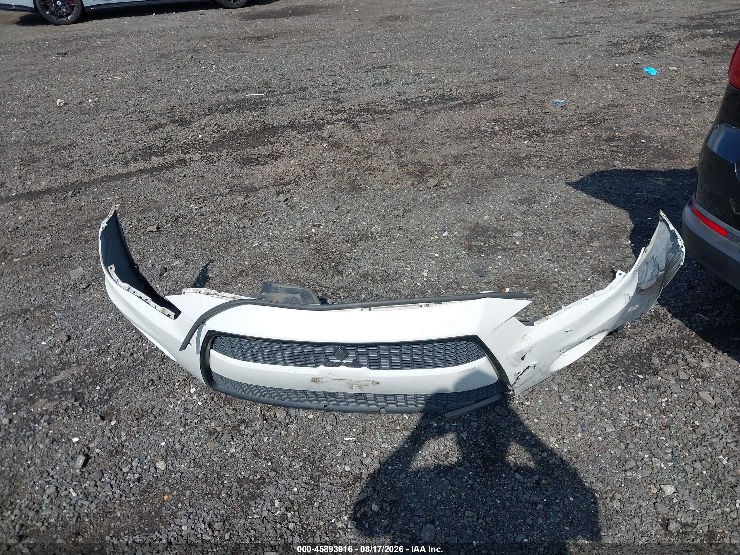 2010 Mitsubishi Outlander Es White vin: JA4AT2AW6AZ013983