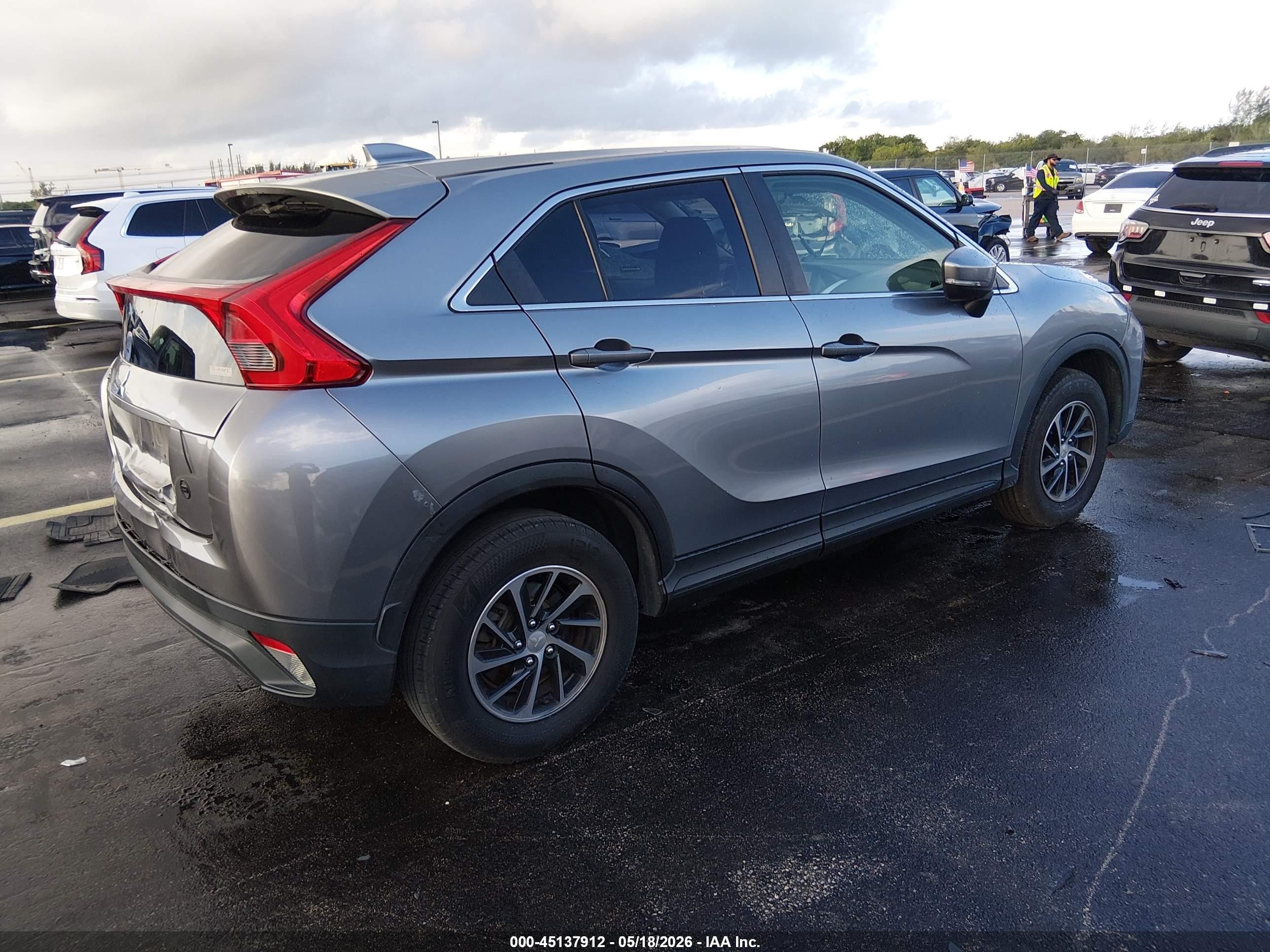 2020 Mitsubishi Eclipse Cross Es 1.5t Awc Gray vin: JA4AT3AA2LZ016778