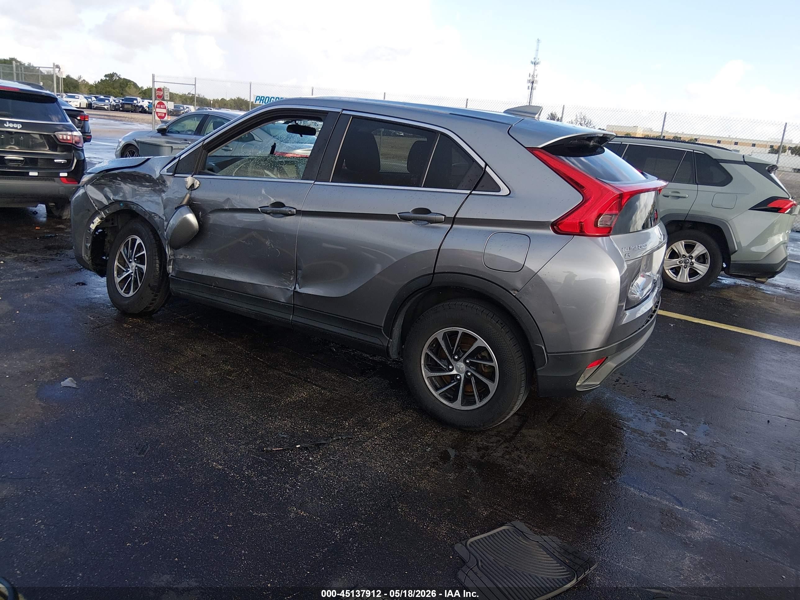 2020 Mitsubishi Eclipse Cross Es 1.5t Awc Gray vin: JA4AT3AA2LZ016778