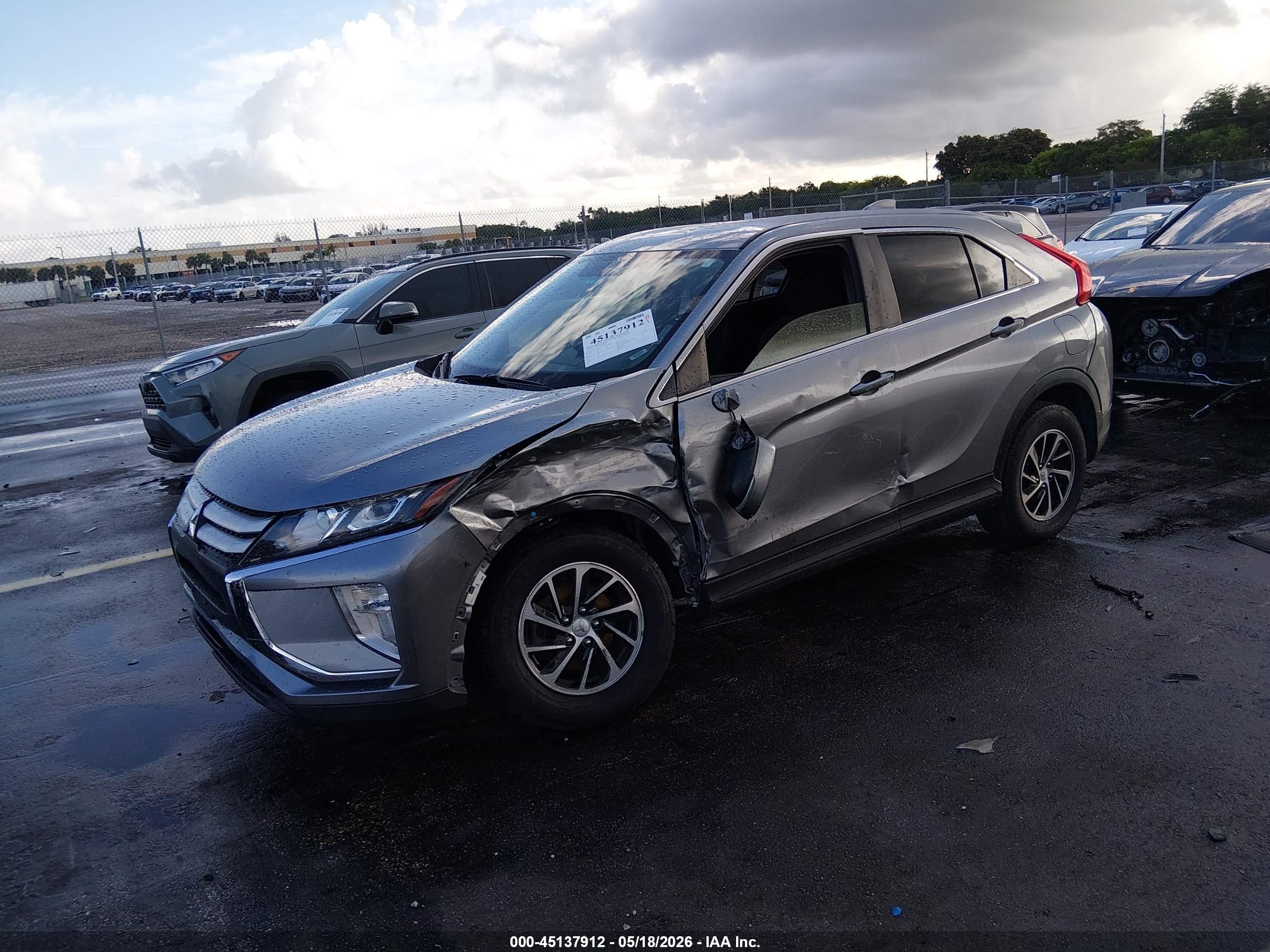 2020 Mitsubishi Eclipse Cross Es 1.5t Awc Gray vin: JA4AT3AA2LZ016778