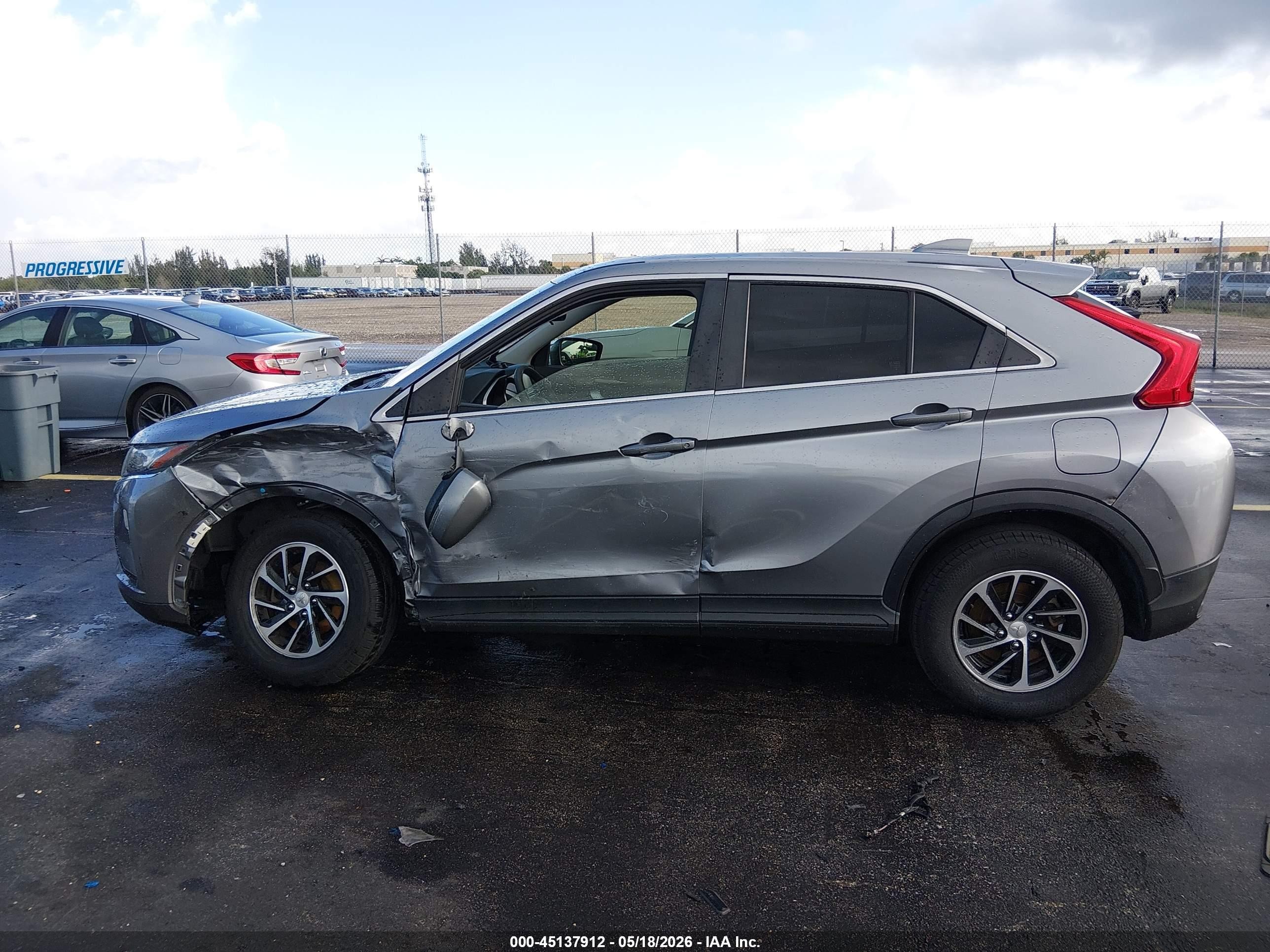 2020 Mitsubishi Eclipse Cross Es 1.5t Awc Gray vin: JA4AT3AA2LZ016778