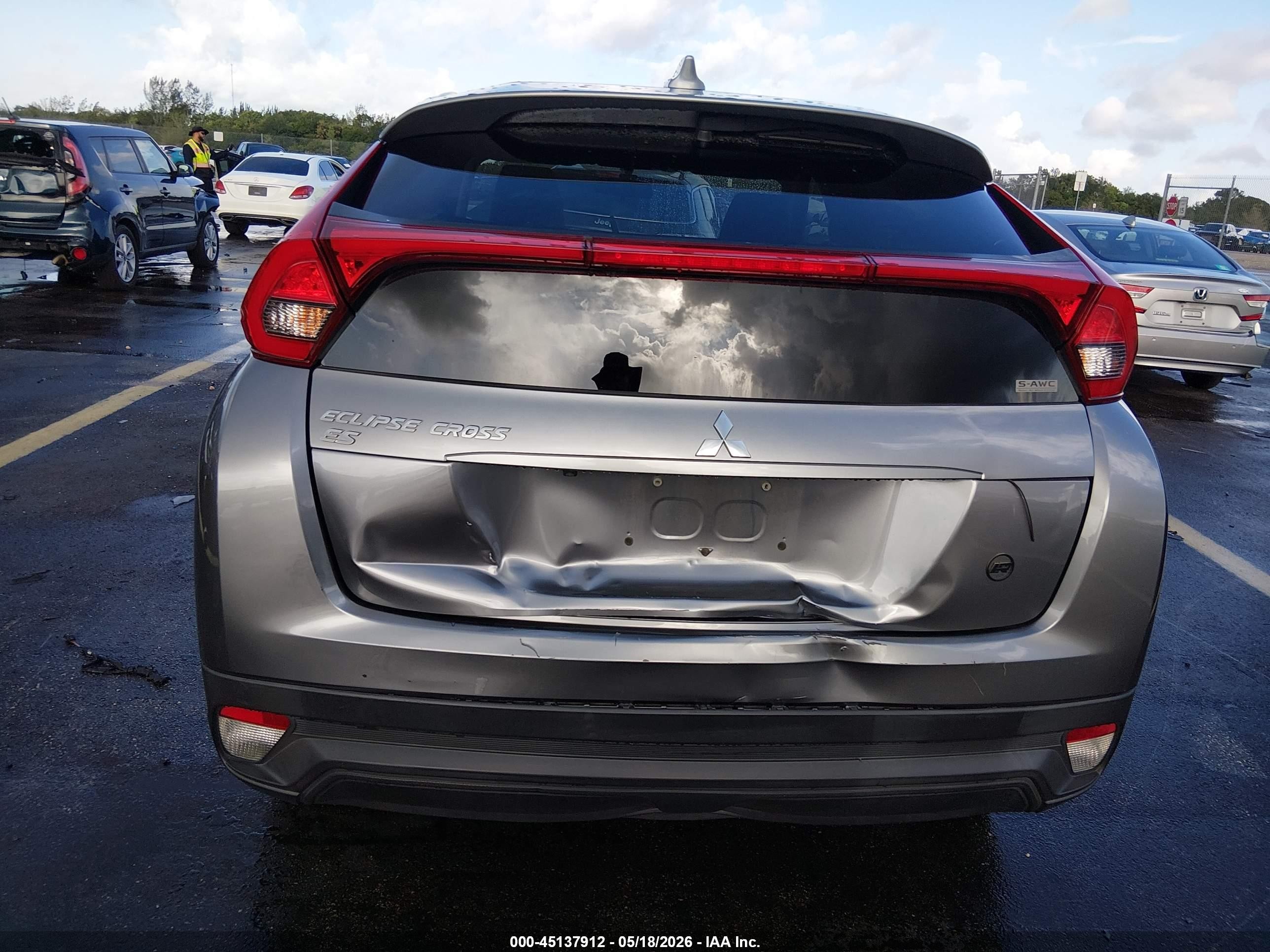 2020 Mitsubishi Eclipse Cross Es 1.5t Awc Gray vin: JA4AT3AA2LZ016778