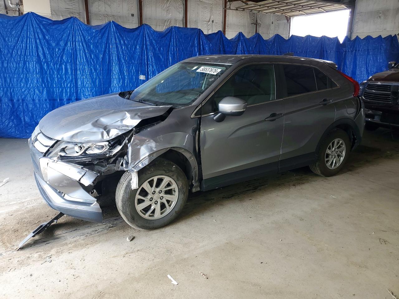 2019 Mitsubishi Eclipse Cross Es Silver vin: JA4AT3AA5KZ016207