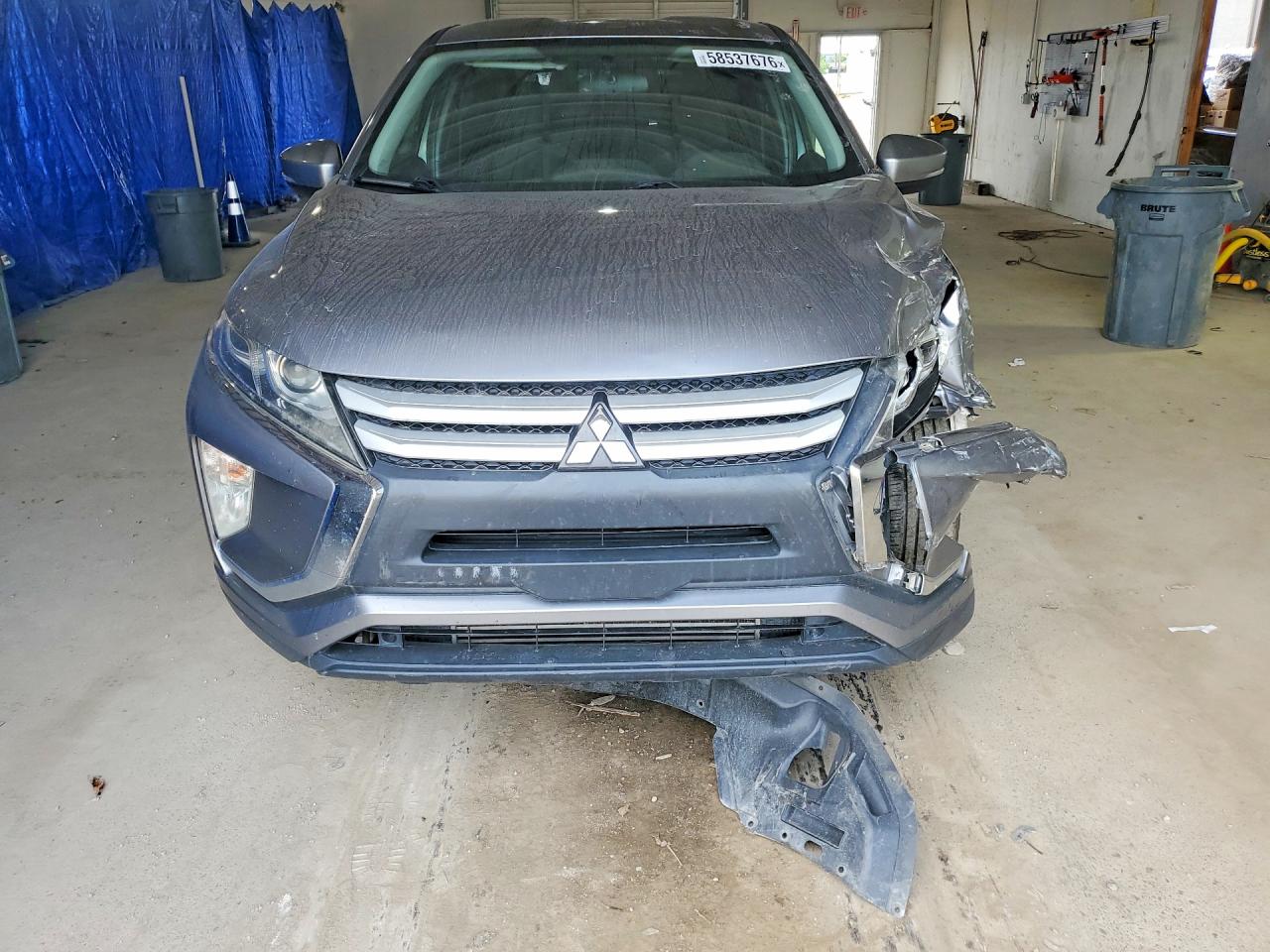 2019 Mitsubishi Eclipse Cross Es Silver vin: JA4AT3AA5KZ016207