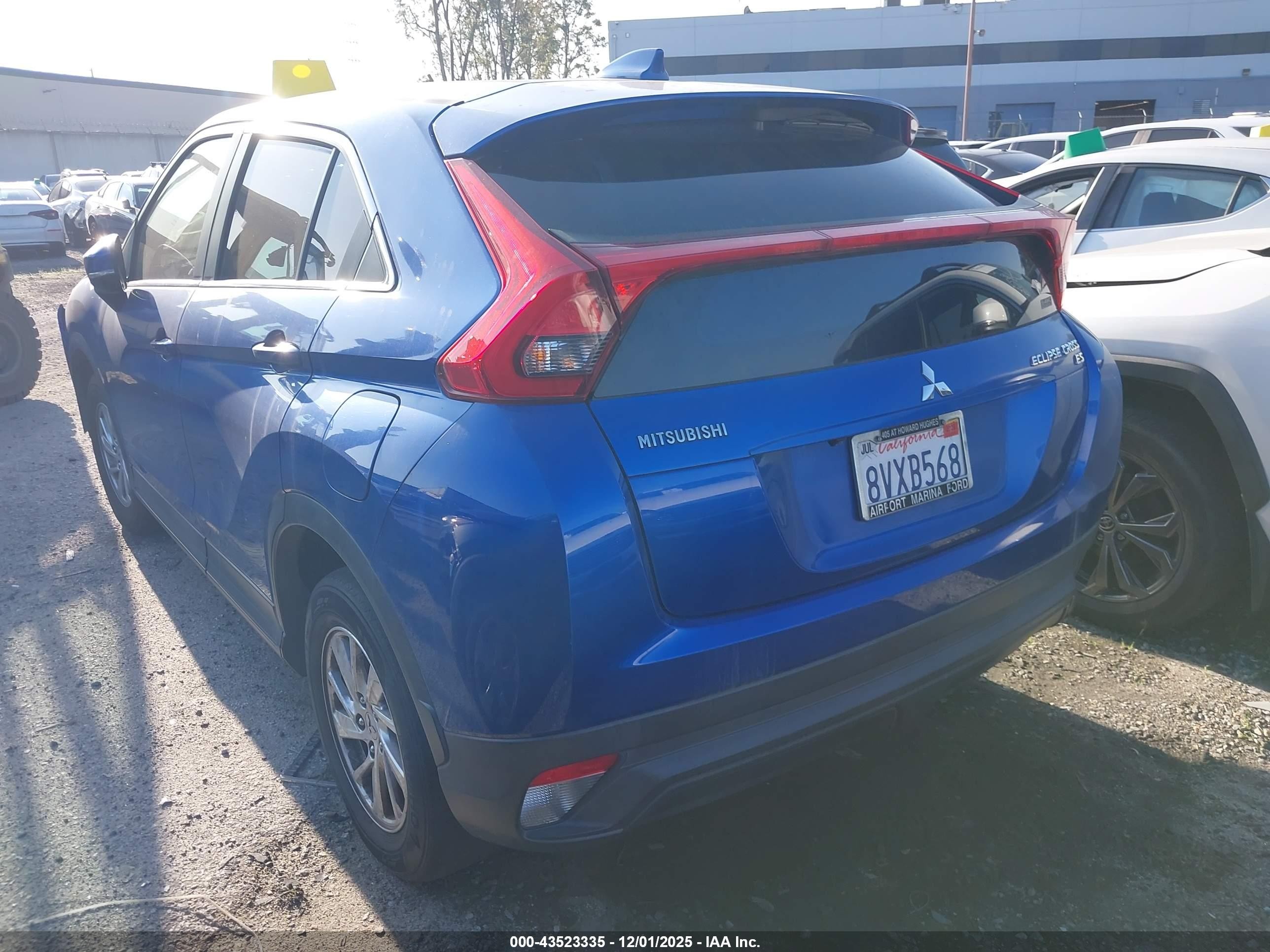 2018 Mitsubishi Eclipse Cross Es Blue vin: JA4AT3AA7JZ062037