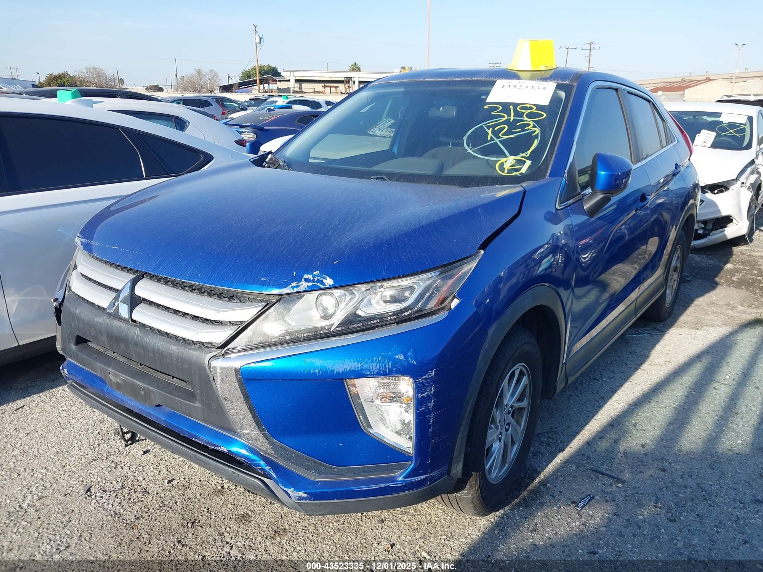2018 Mitsubishi Eclipse Cross Es Blue vin: JA4AT3AA7JZ062037