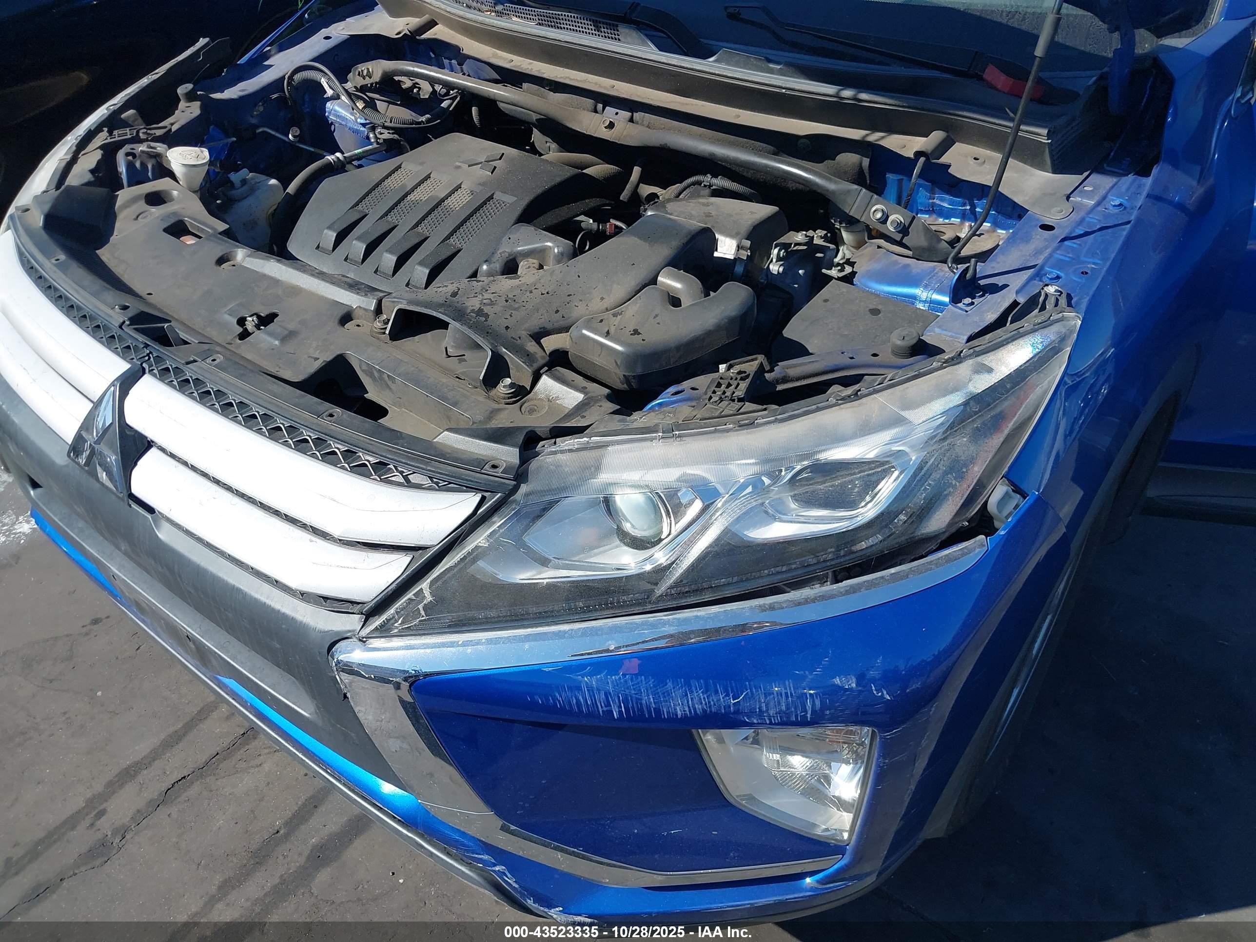 2018 Mitsubishi Eclipse Cross Es Blue vin: JA4AT3AA7JZ062037