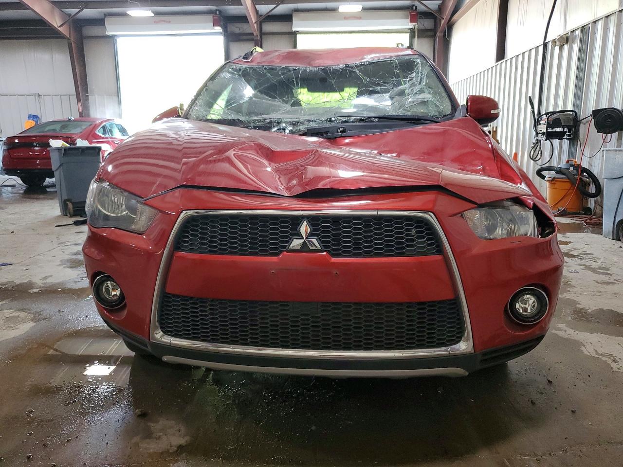 2010 Mitsubishi Outlander Se Red vin: JA4AT3AW1AZ009006