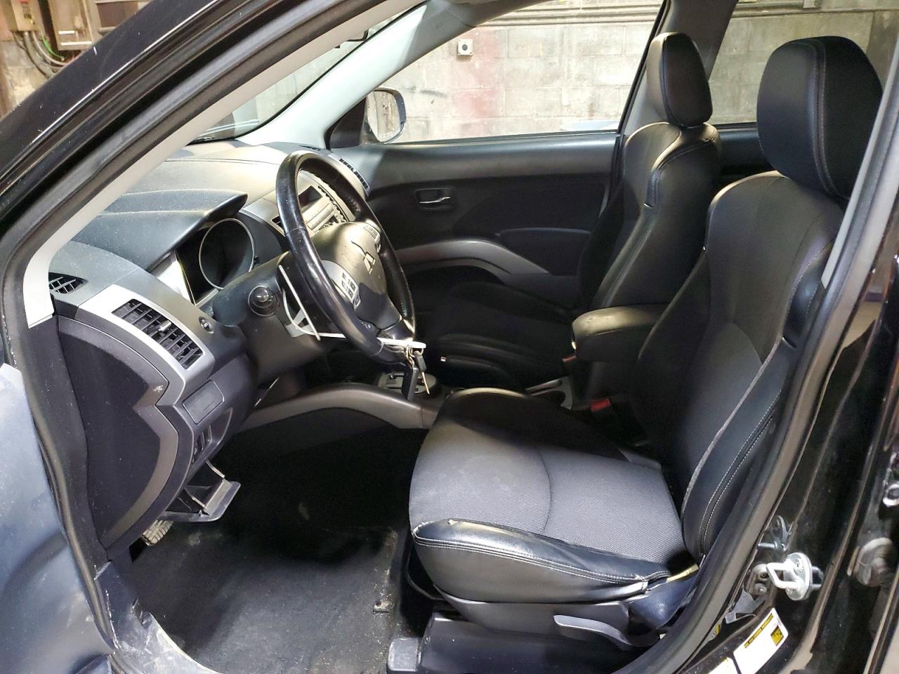 2010 Mitsubishi Outlander Se Black vin: JA4AT3AW3AZ004597