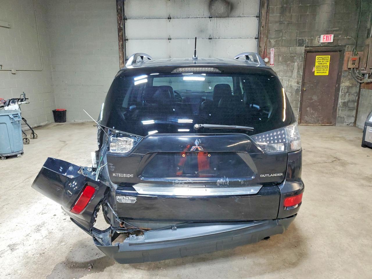 2010 Mitsubishi Outlander Se Black vin: JA4AT3AW3AZ004597