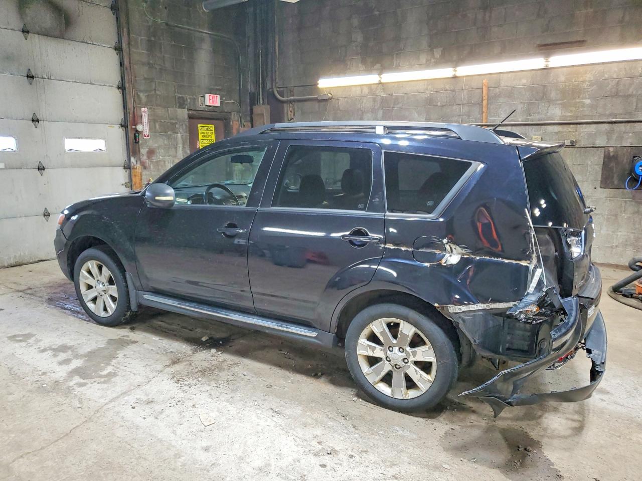 2010 Mitsubishi Outlander Se Black vin: JA4AT3AW3AZ004597