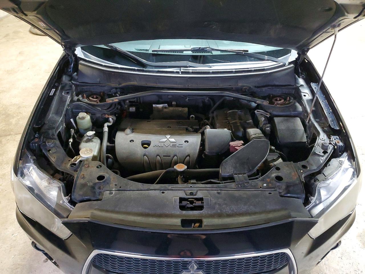 2010 Mitsubishi Outlander Se Black vin: JA4AT3AW3AZ004597