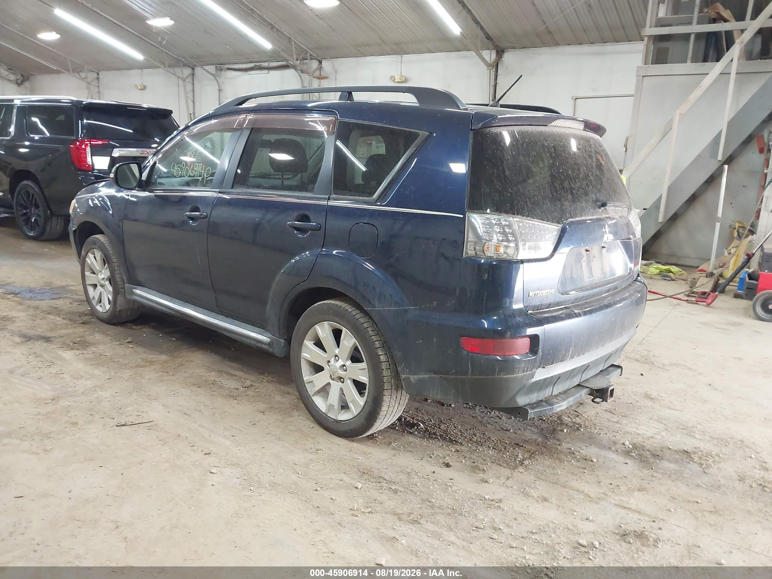 2010 Mitsubishi Outlander Se Blue vin: JA4AT3AW7AZ018339