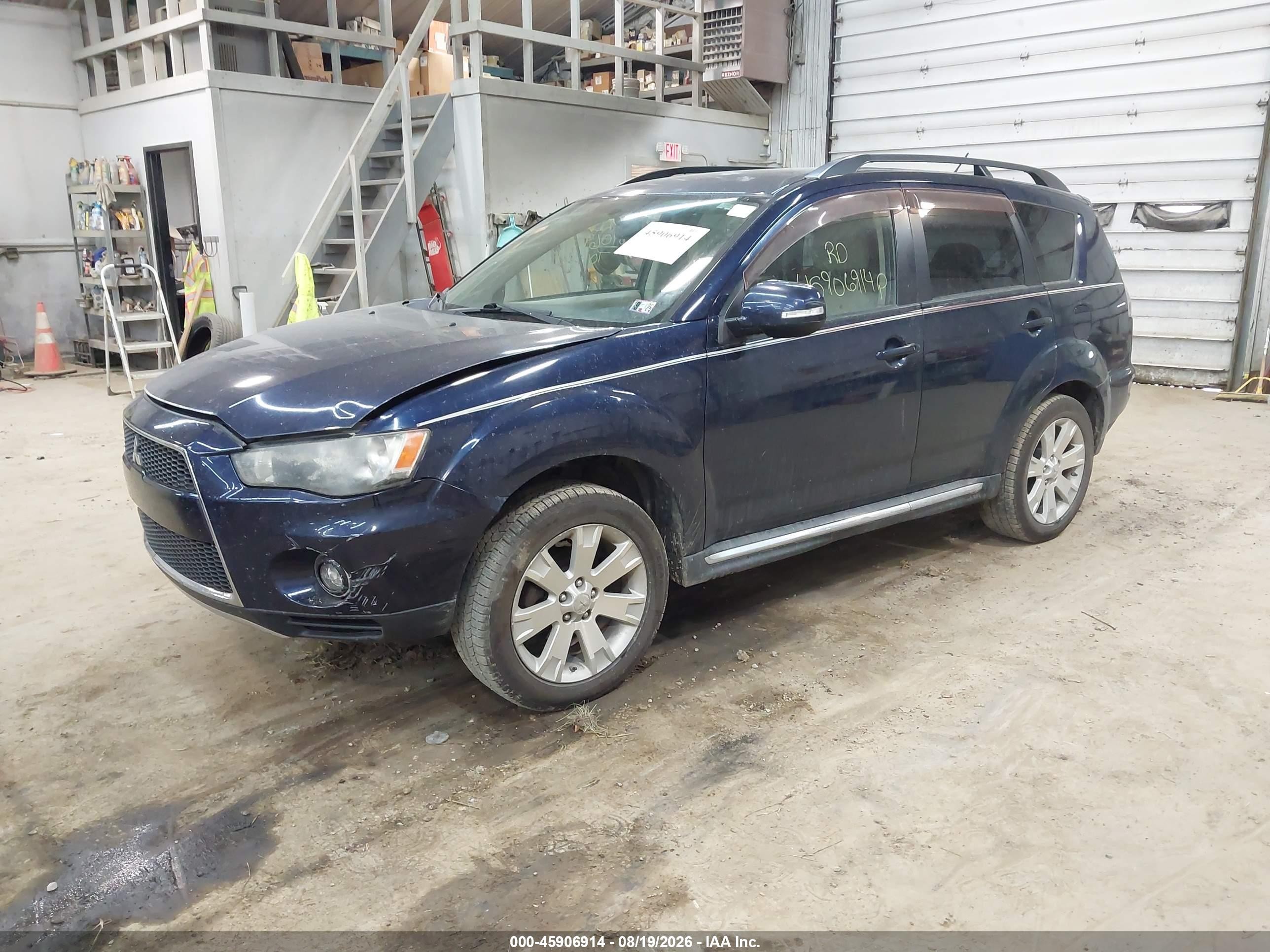 2010 Mitsubishi Outlander Se Blue vin: JA4AT3AW7AZ018339