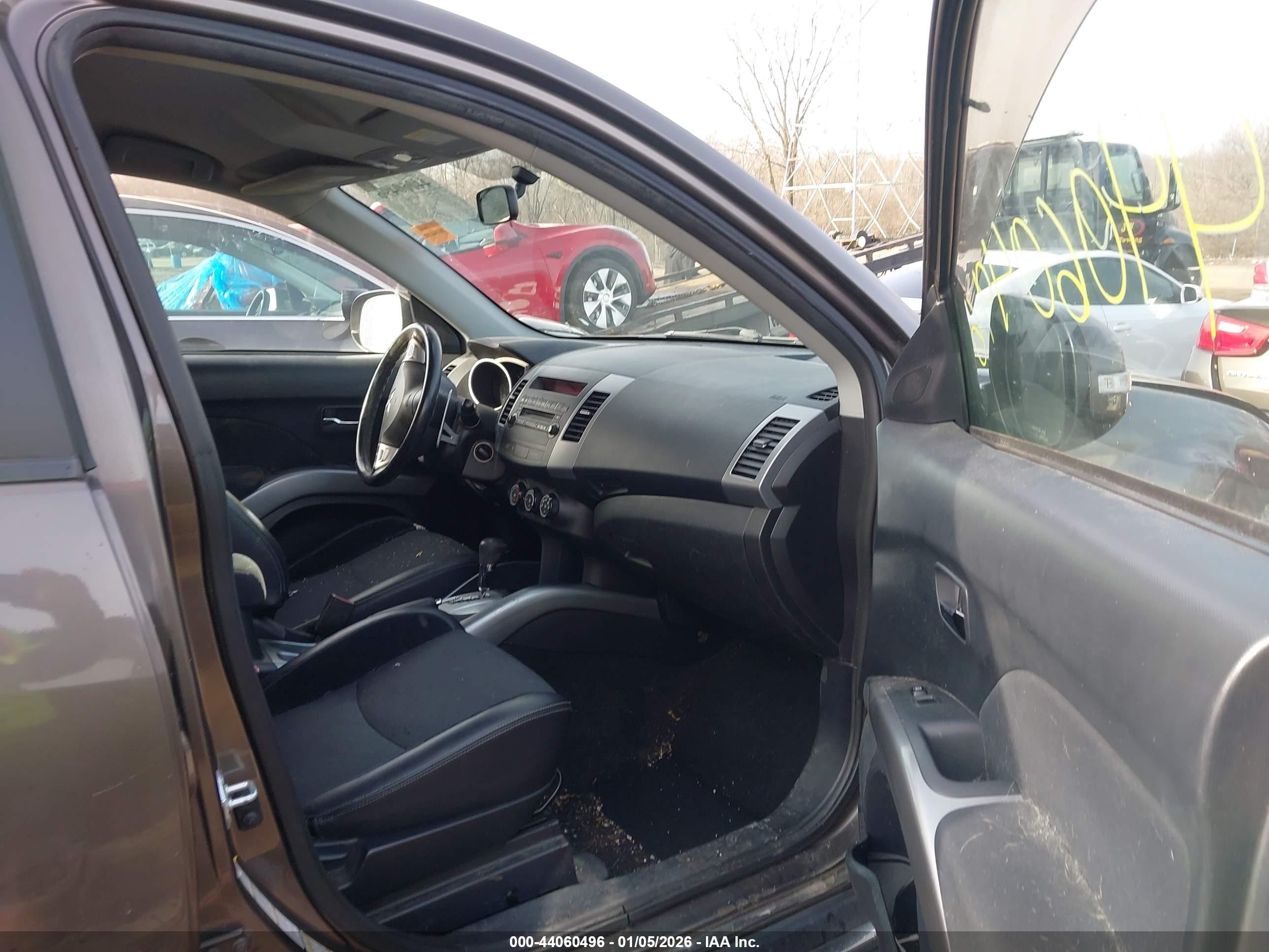 2010 Mitsubishi Outlander Se Gray vin: JA4AT3AW7AZ018874