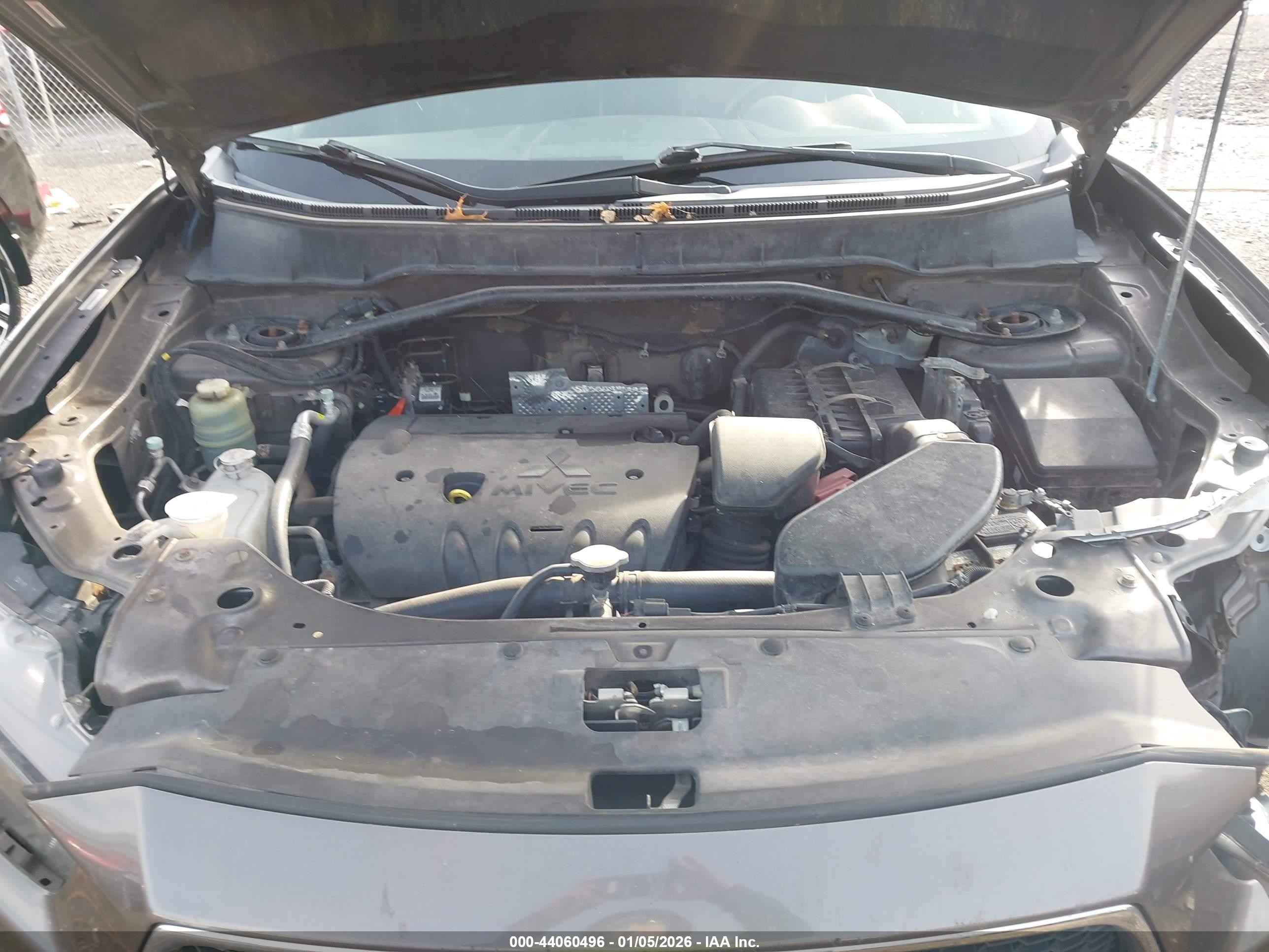2010 Mitsubishi Outlander Se Gray vin: JA4AT3AW7AZ018874