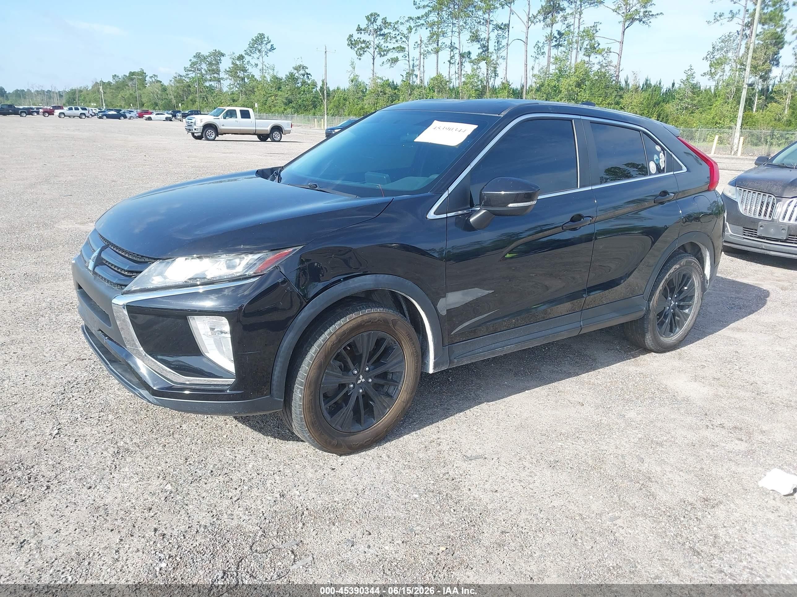2019 Mitsubishi Eclipse Cross Le Черный vin: JA4AT4AA7KZ046539