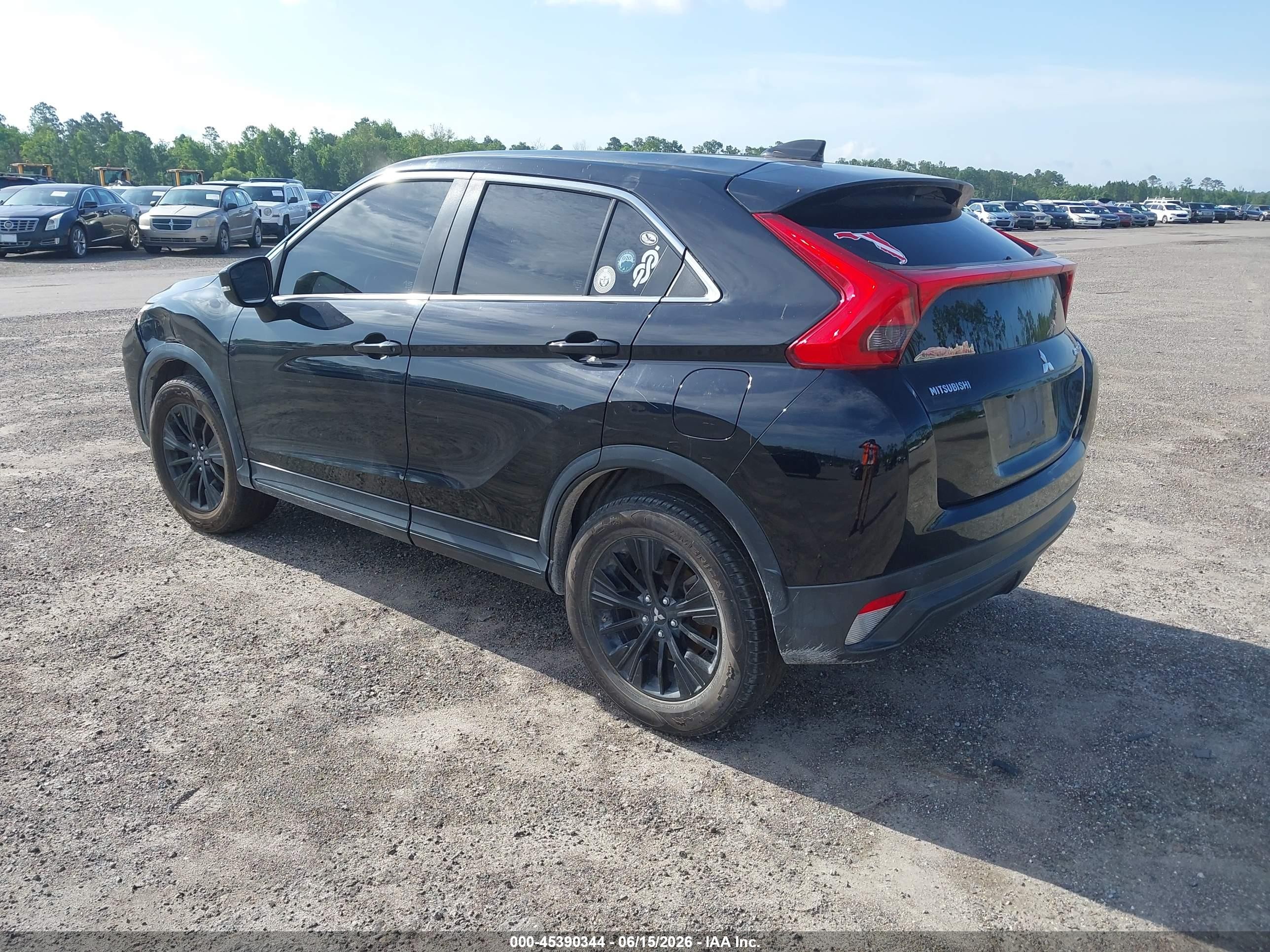 2019 Mitsubishi Eclipse Cross Le Черный vin: JA4AT4AA7KZ046539