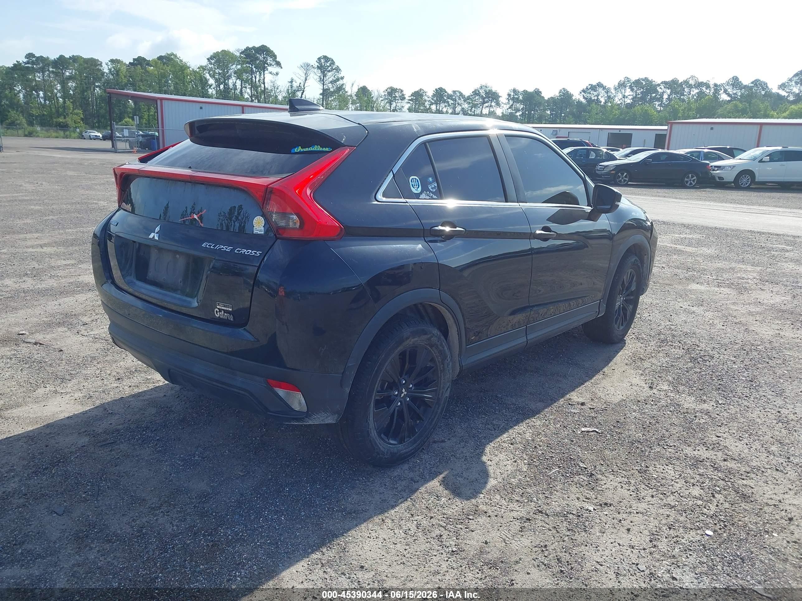 2019 Mitsubishi Eclipse Cross Le Черный vin: JA4AT4AA7KZ046539