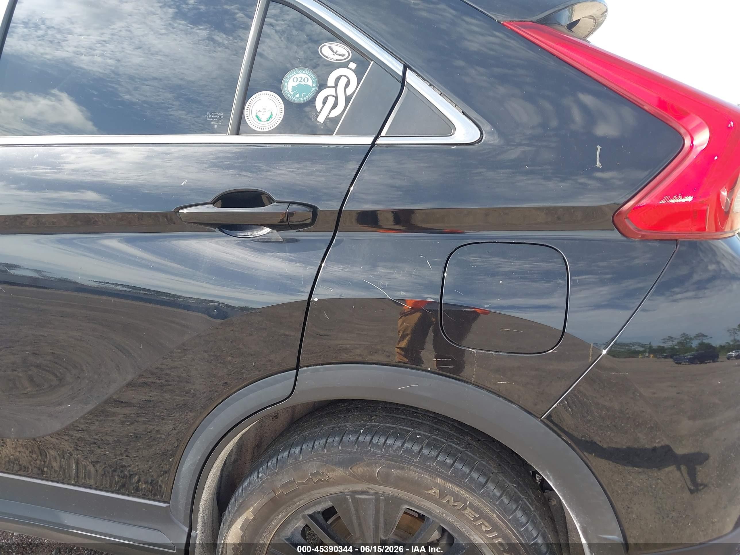 2019 Mitsubishi Eclipse Cross Le Черный vin: JA4AT4AA7KZ046539