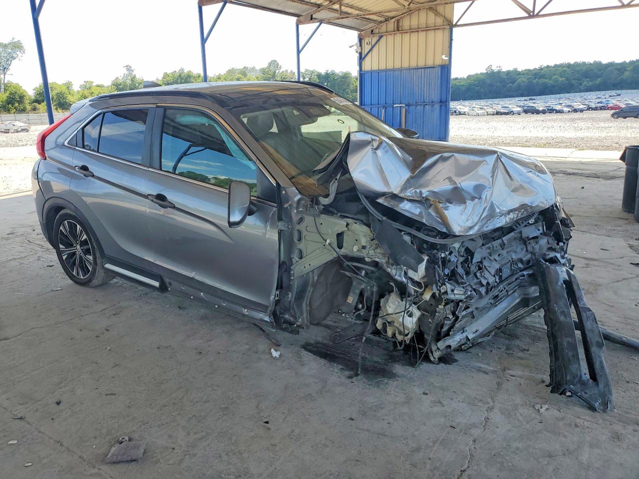 2019 Mitsubishi Eclipse Cross Se Silver vin: JA4AT5AAXKZ021446