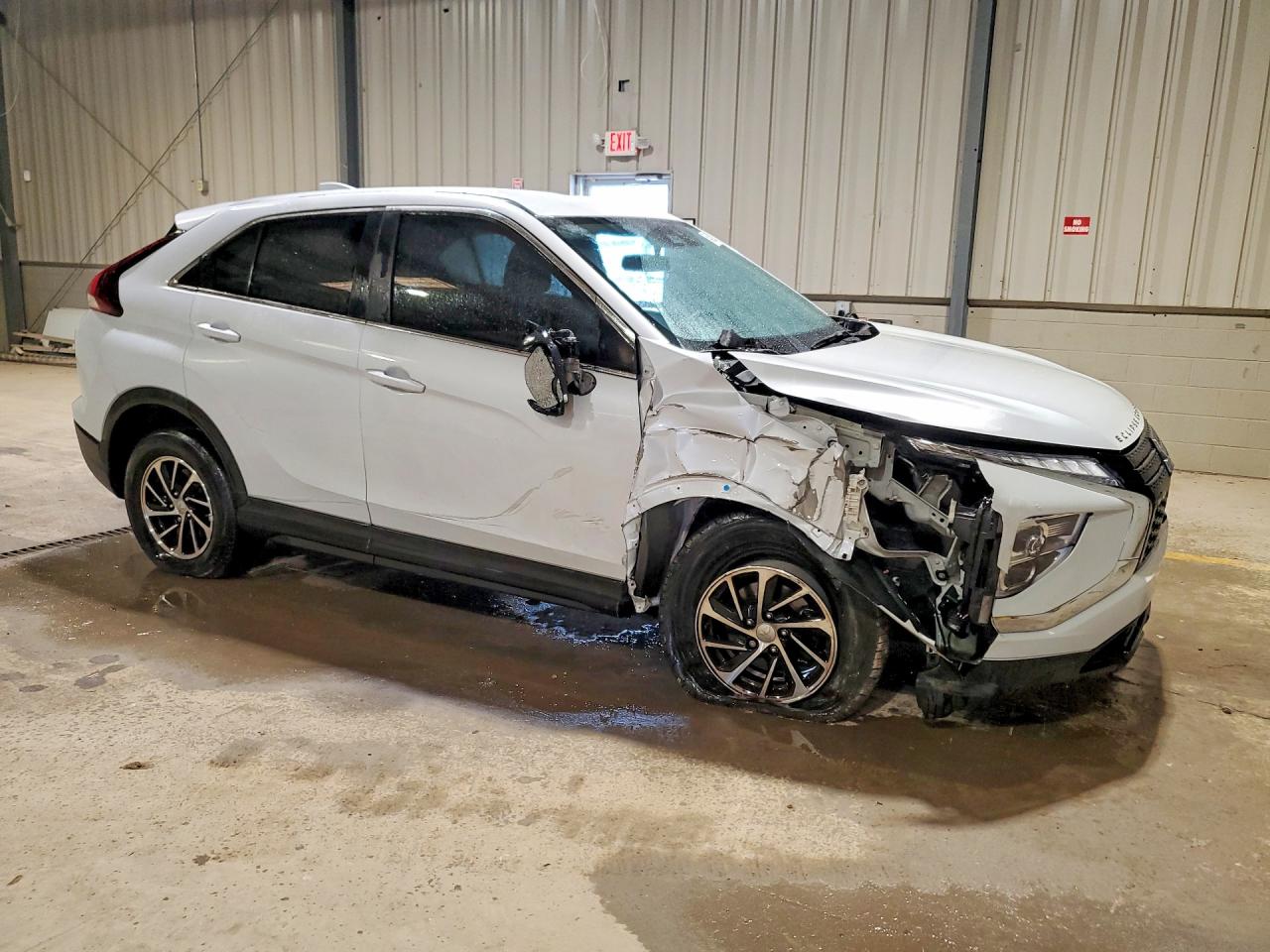2024 Mitsubishi Eclipse Cross Es Белый vin: JA4ATUAA5RZ033881