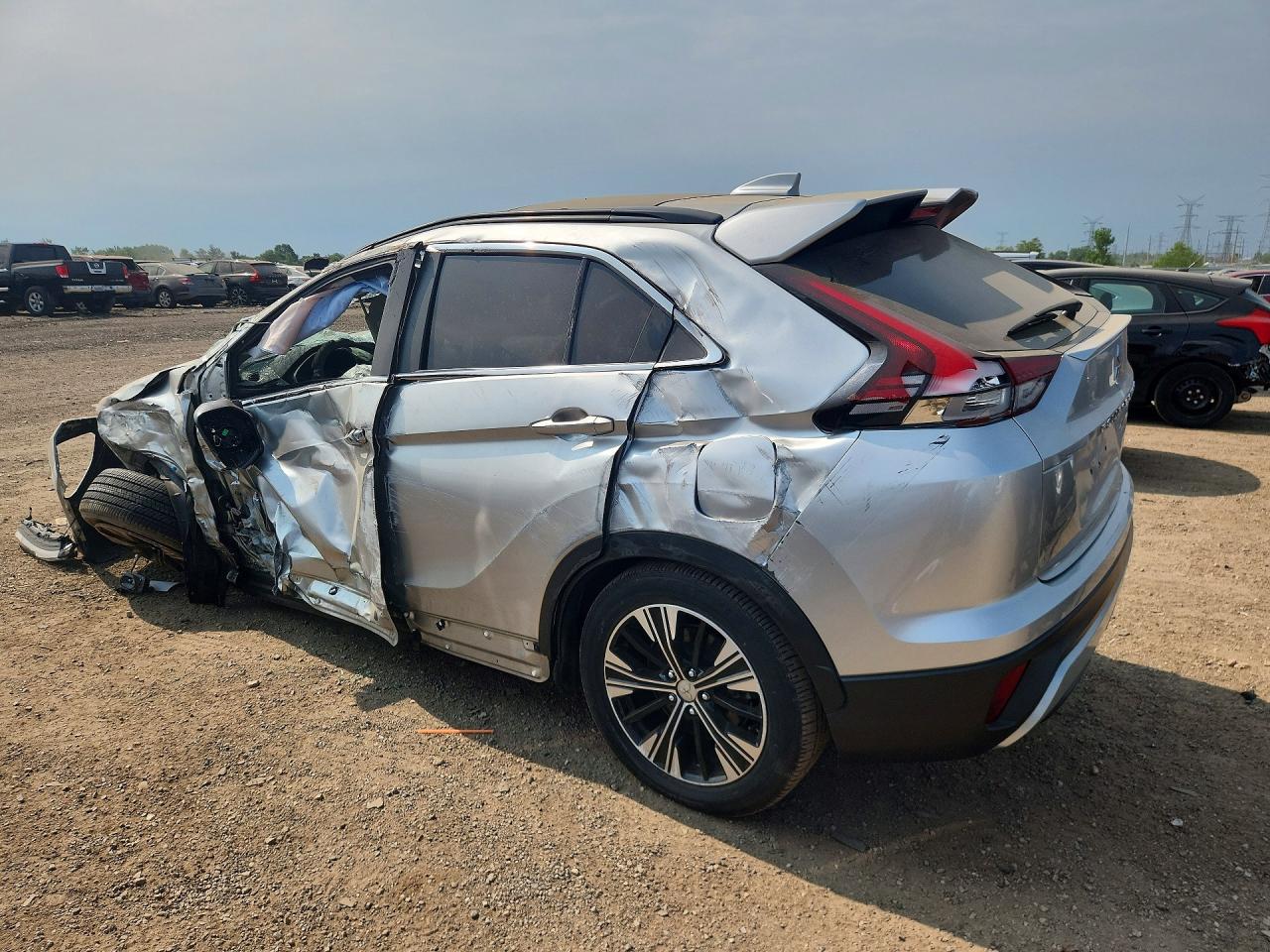 2022 Mitsubishi Eclipse Cross Se Gray vin: JA4ATWAA3NZ001386