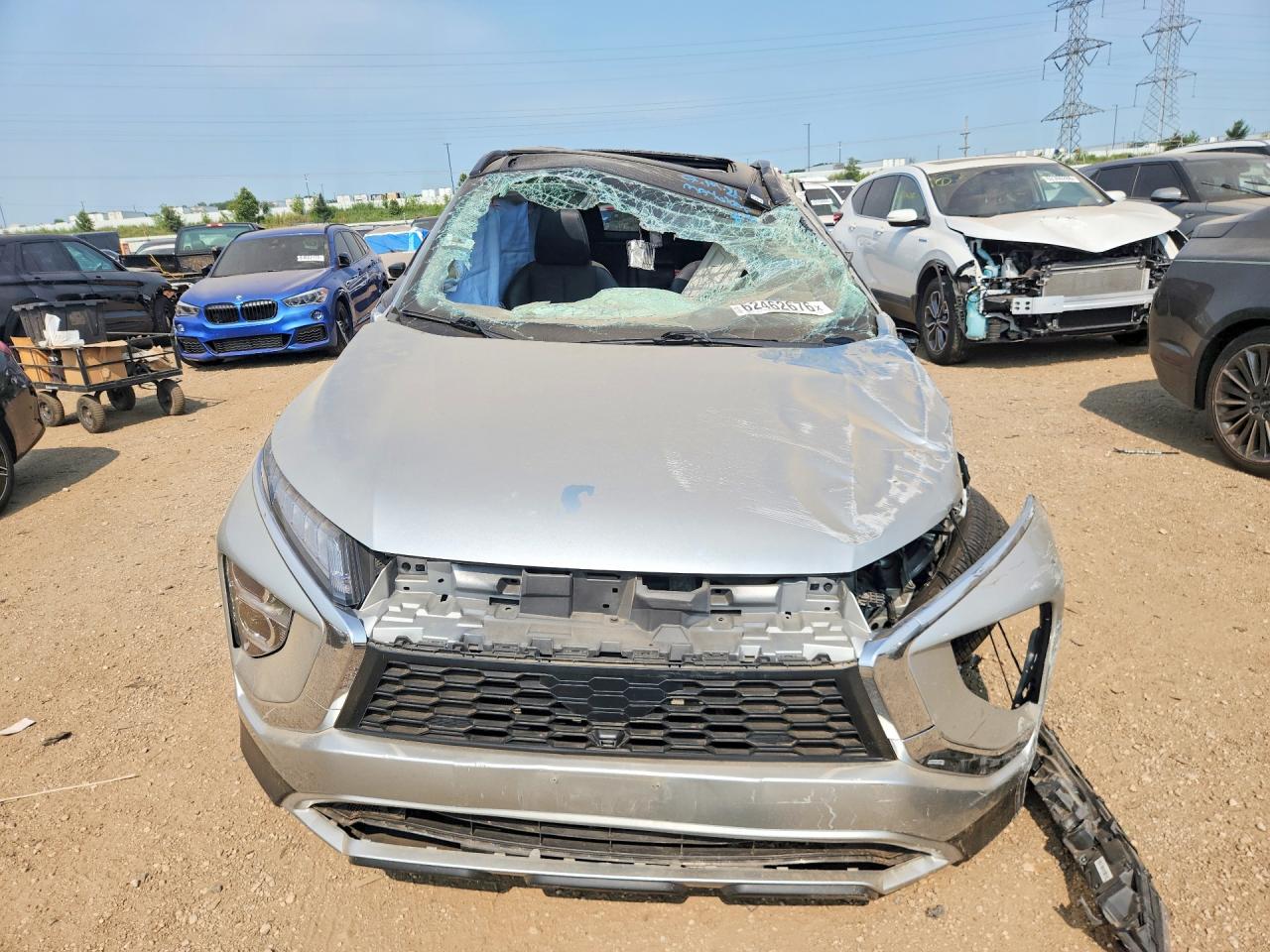 2022 Mitsubishi Eclipse Cross Se Gray vin: JA4ATWAA3NZ001386