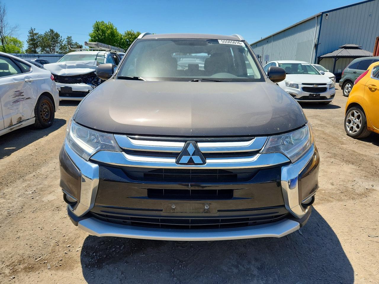 2016 Mitsubishi Outlander Es Коричневый vin: JA4AZ2A32GZ603725