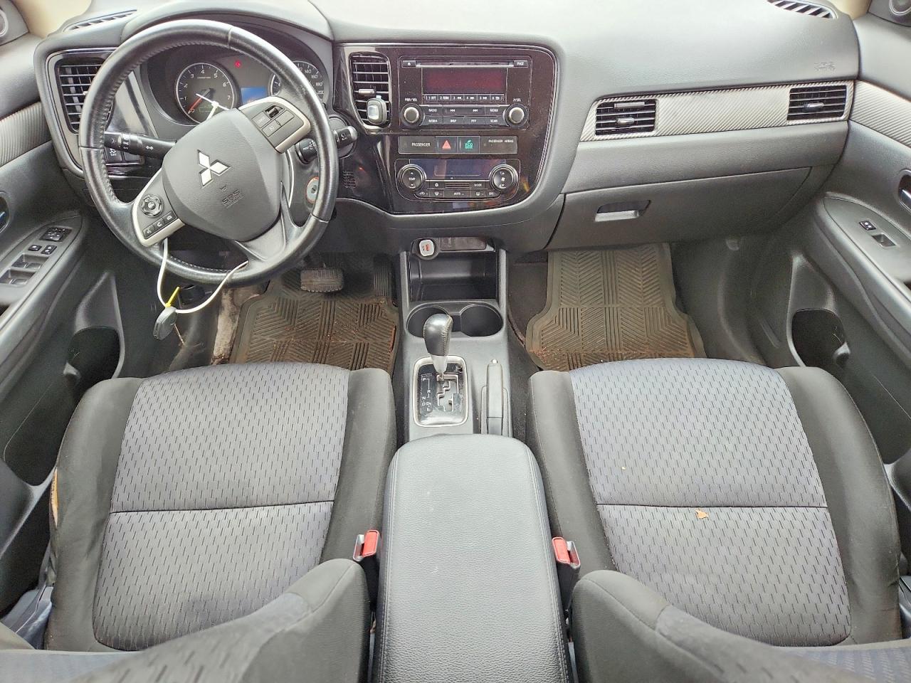 2014 Mitsubishi Outlander Es Orange vin: JA4AZ2A34EZ601892