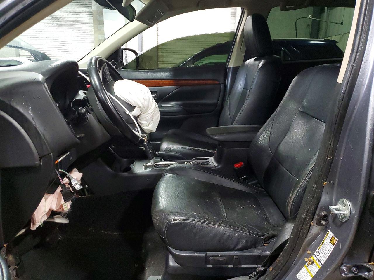 2015 Mitsubishi Outlander Se Gray vin: JA4AZ3A30FZ003418