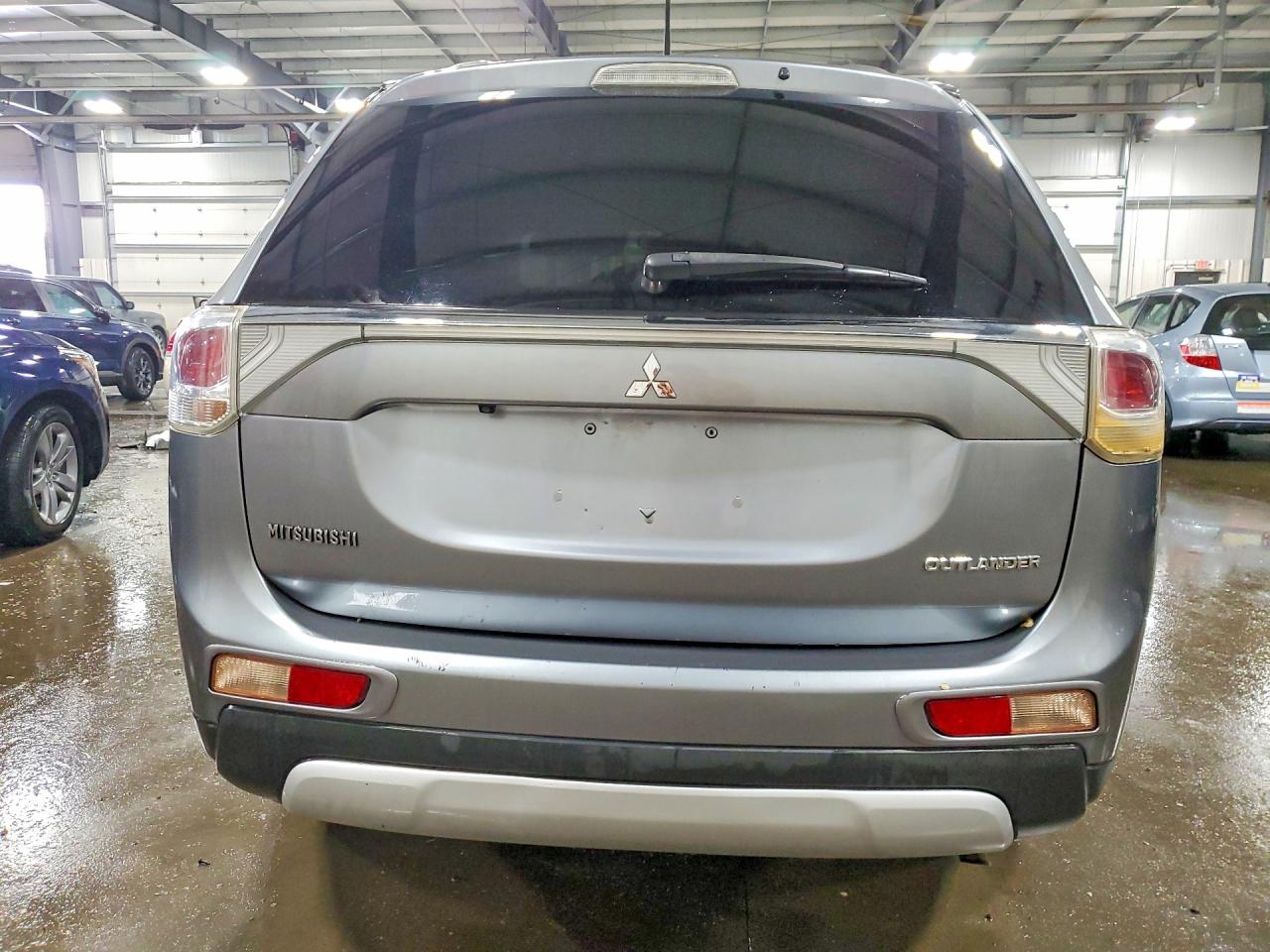 2015 Mitsubishi Outlander Se Gray vin: JA4AZ3A30FZ003418