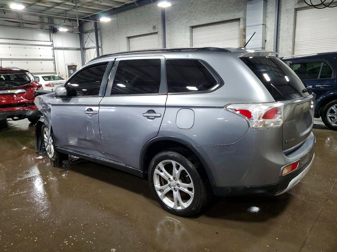 2015 Mitsubishi Outlander Se Gray vin: JA4AZ3A30FZ003418