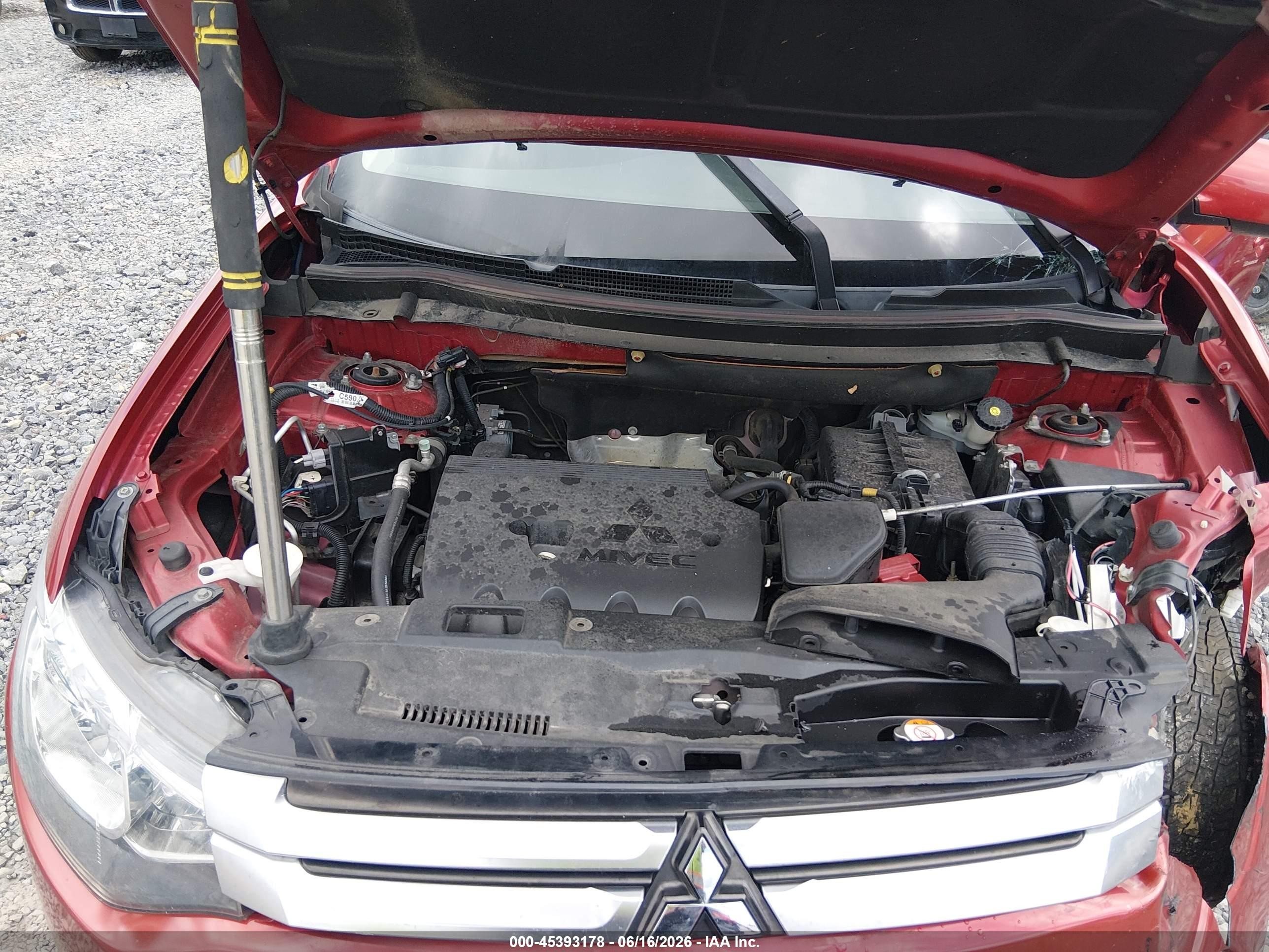 2015 Mitsubishi Outlander Se Red vin: JA4AZ3A30FZ009638