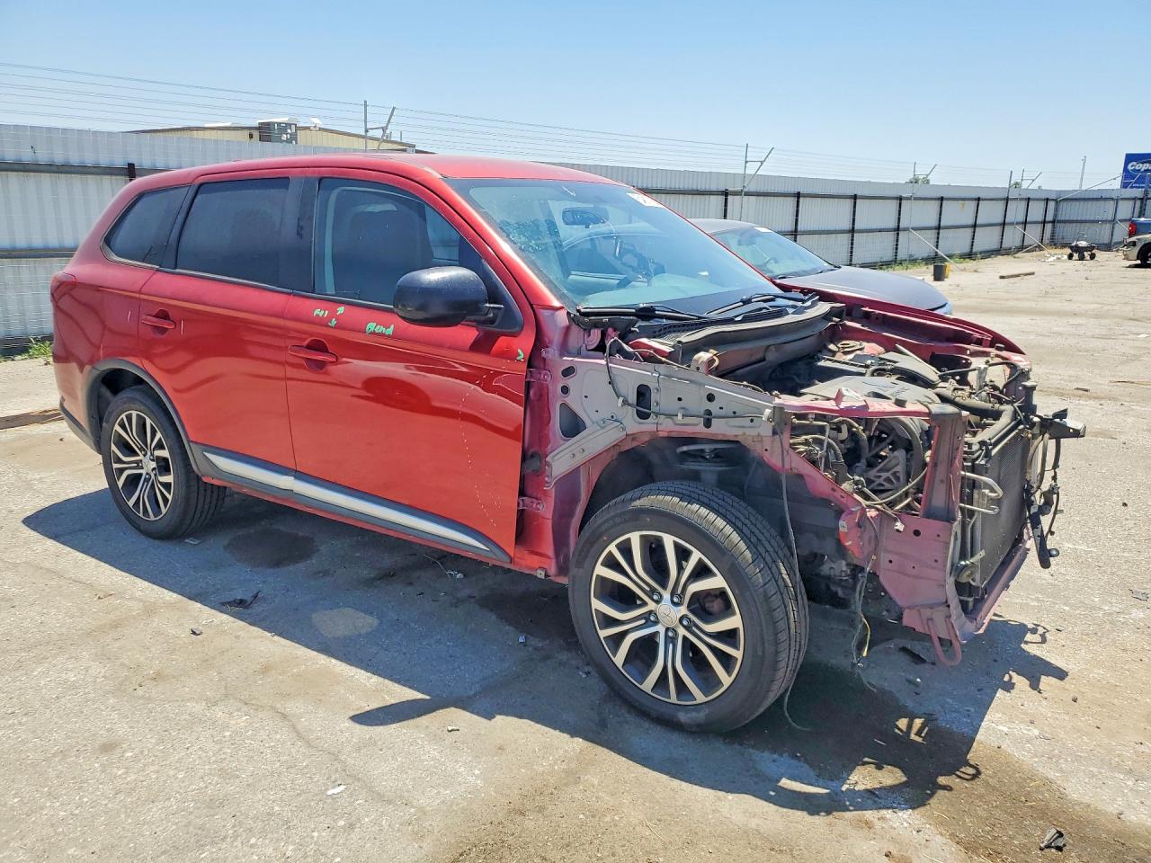 2018 Mitsubishi Outlander Se Красный vin: JA4AZ3A30JZ034256