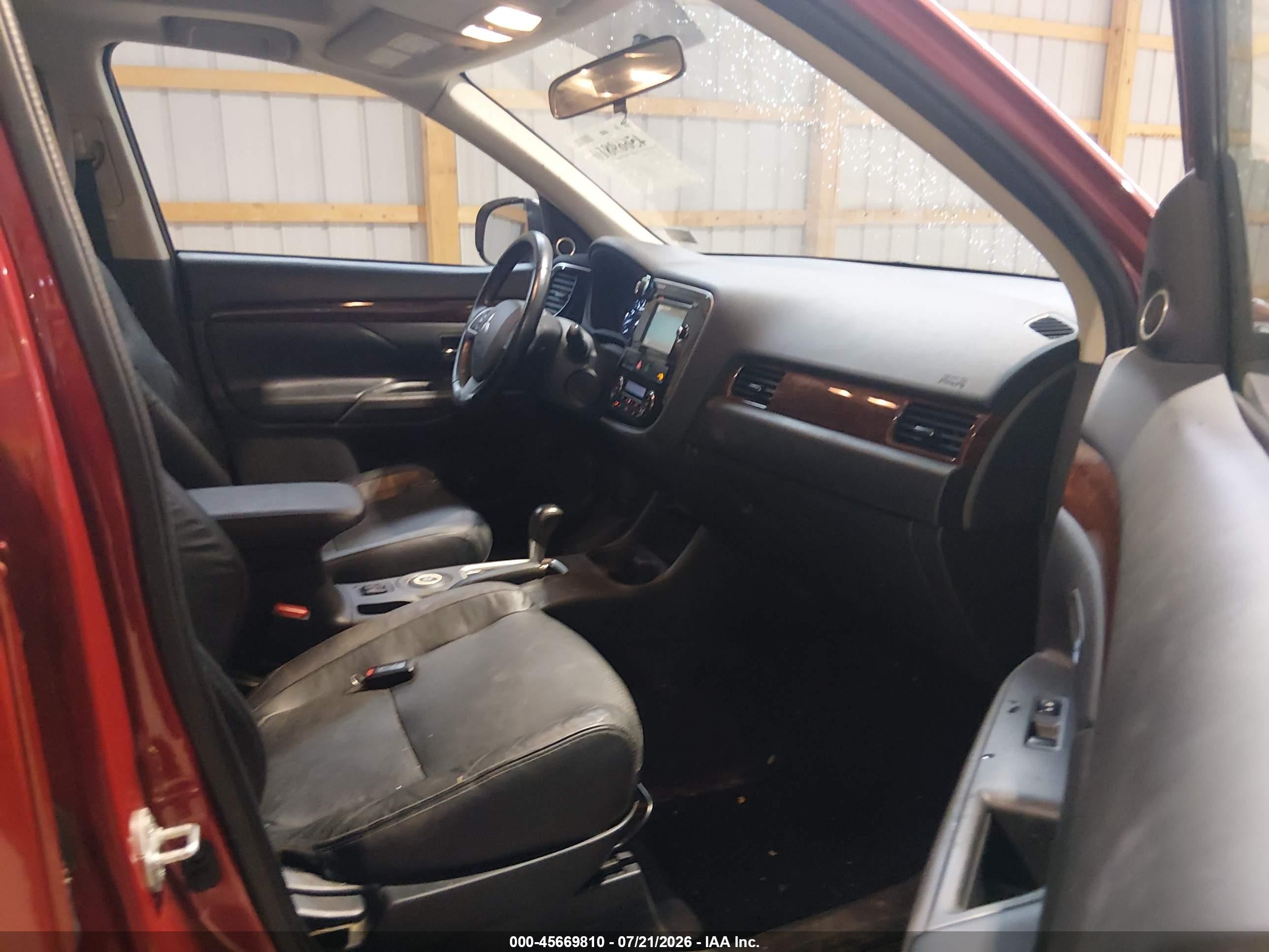 2015 Mitsubishi Outlander Se Red vin: JA4AZ3A31FZ012175
