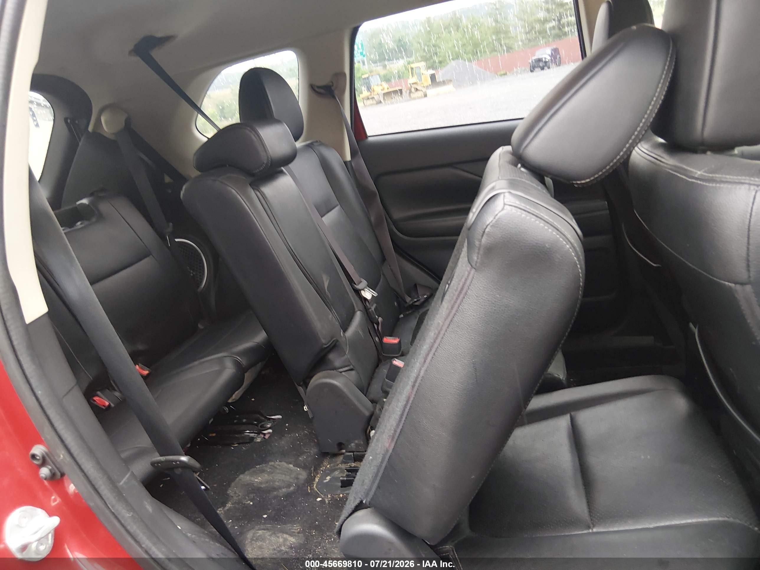 2015 Mitsubishi Outlander Se Red vin: JA4AZ3A31FZ012175