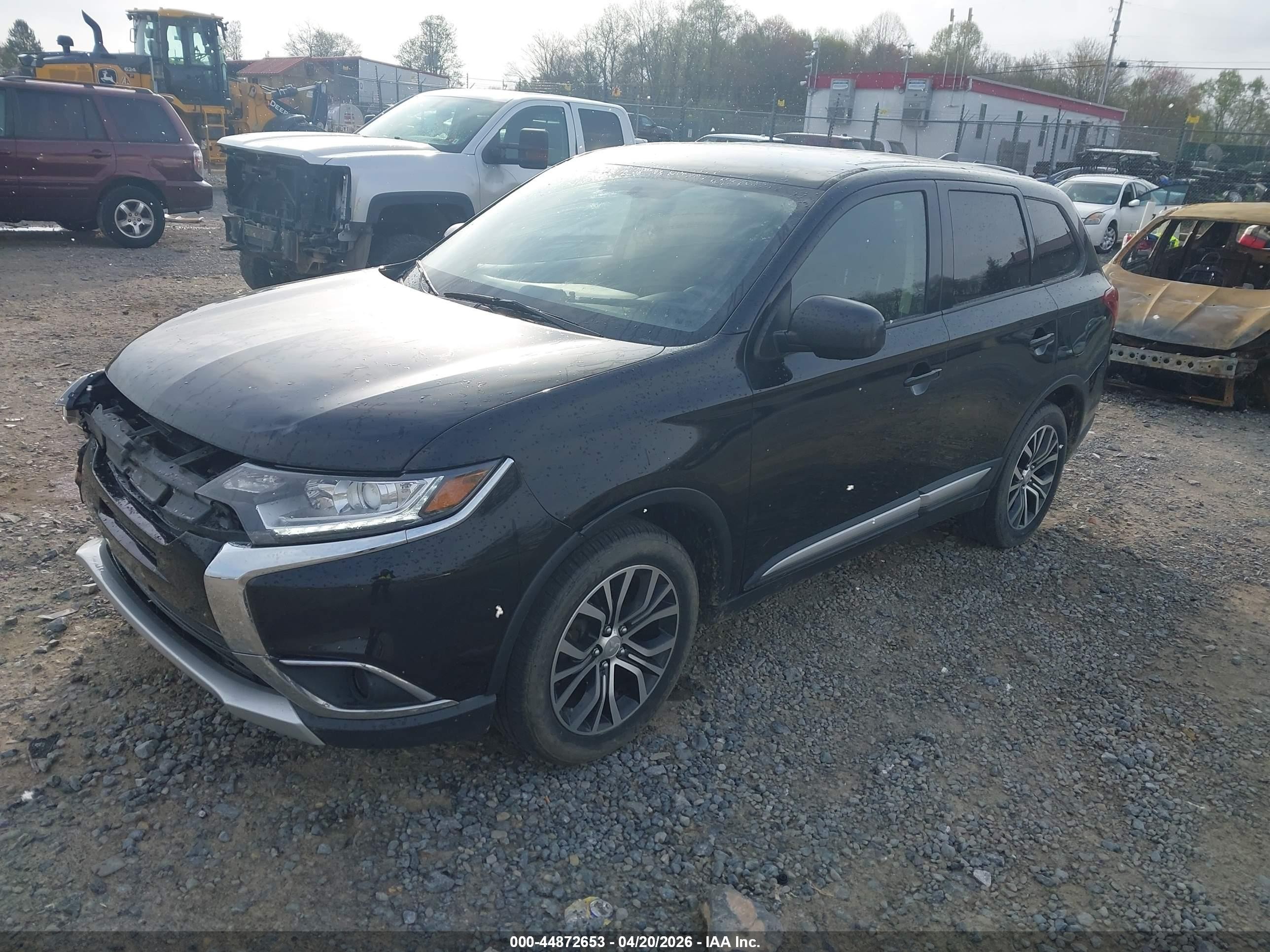 2018 Mitsubishi Outlander Es/le/se/sel Черный vin: JA4AZ3A31JJ001460