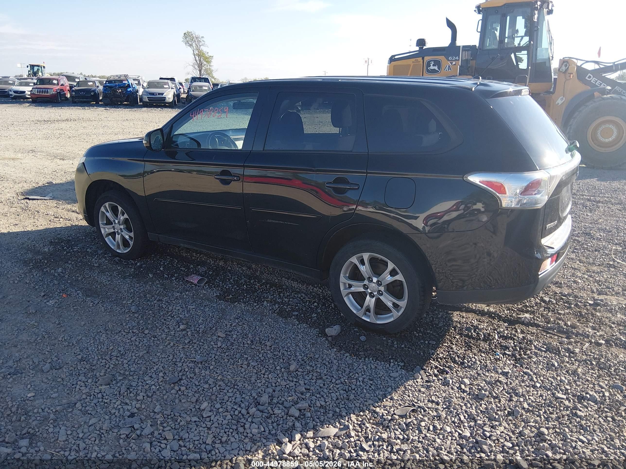 2014 Mitsubishi Outlander Se Black vin: JA4AZ3A32EZ004536